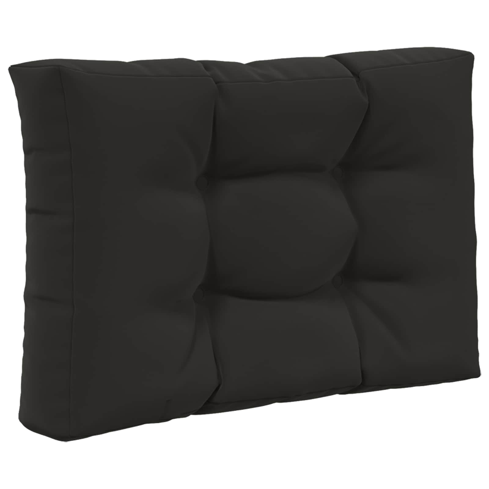 Lauko sofa pagalvėlė 3 pcs Juodas Poliesteris