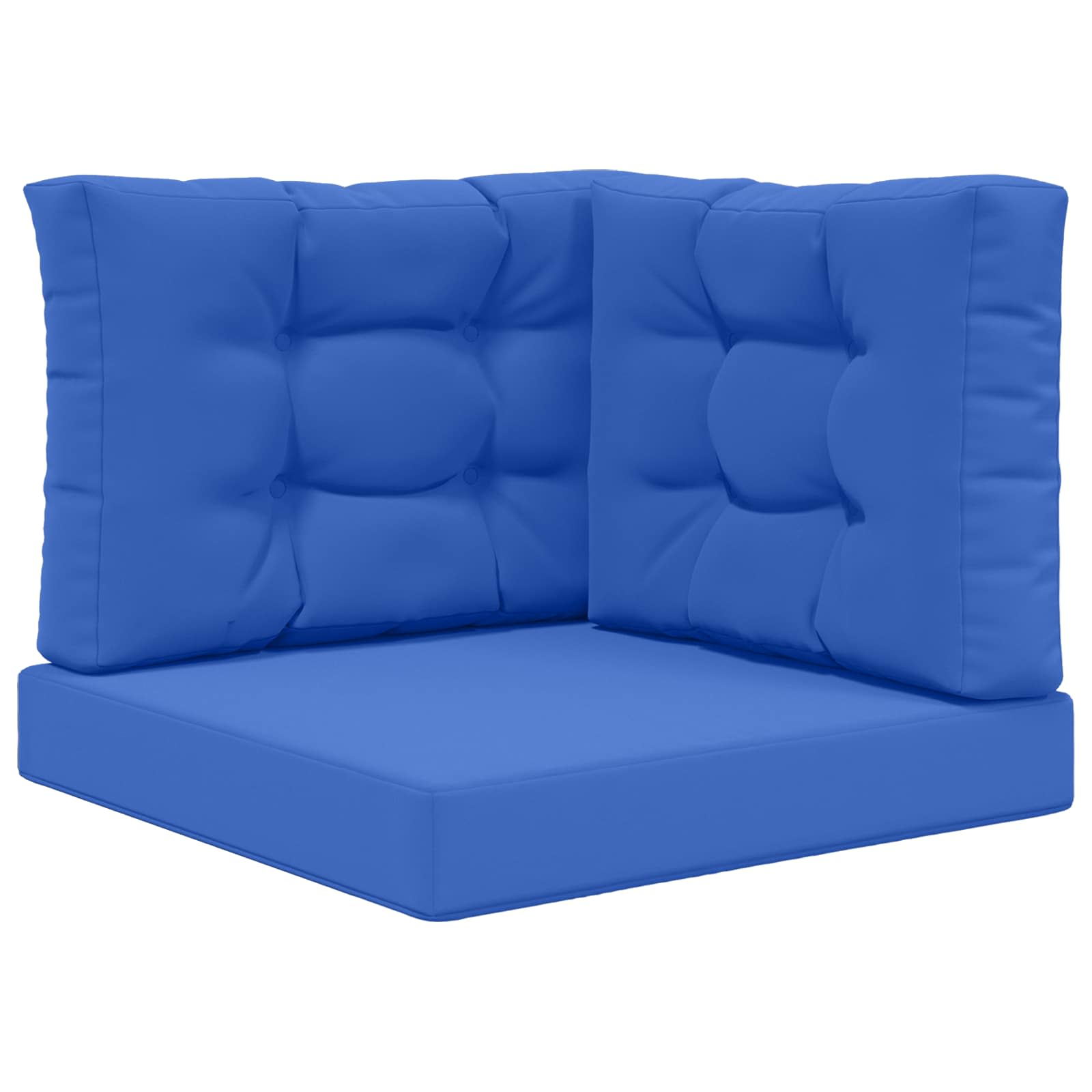 Lauko sofa pagalvėlė 3 pcs Karališka mėlyna Poliesteris