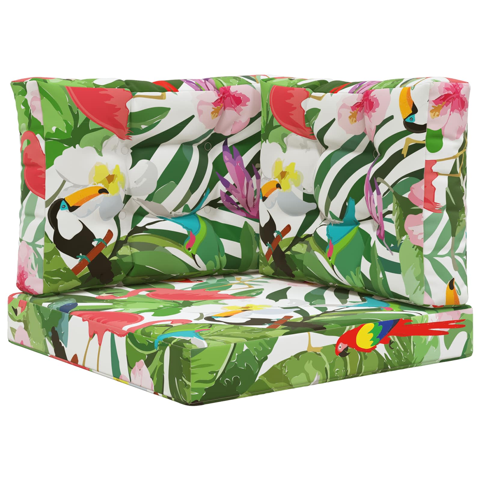Lauko sofa pagalvėlė 3 pcs spalvingas Poliesteris