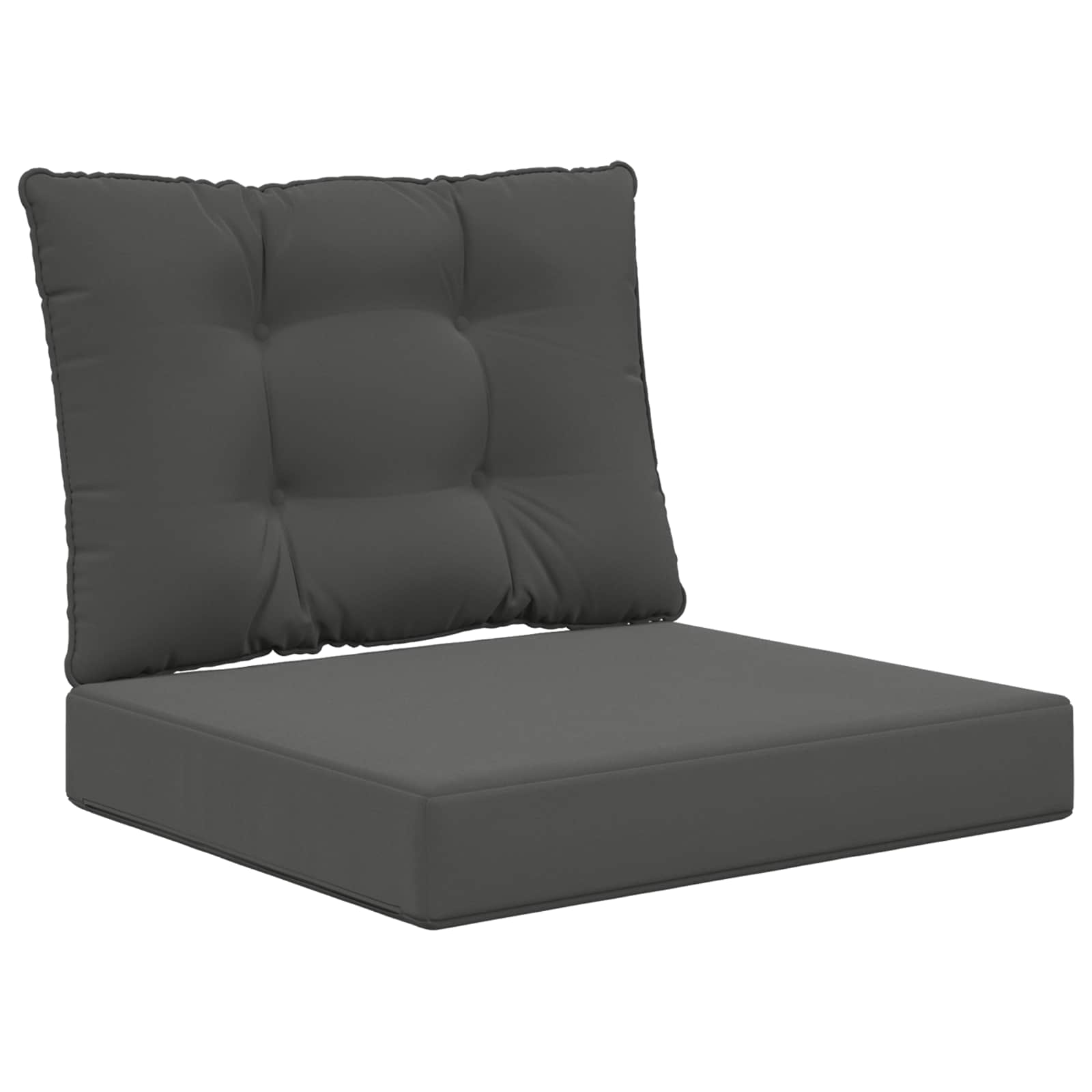 Lauko sofa pagalvėlė 2 pcs Antracitas Poliesteris