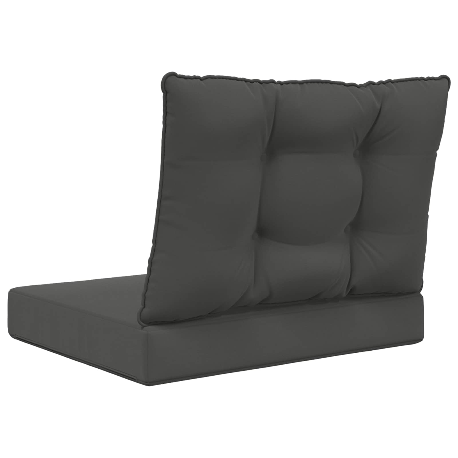 Lauko sofa pagalvėlė 2 pcs Antracitas Poliesteris
