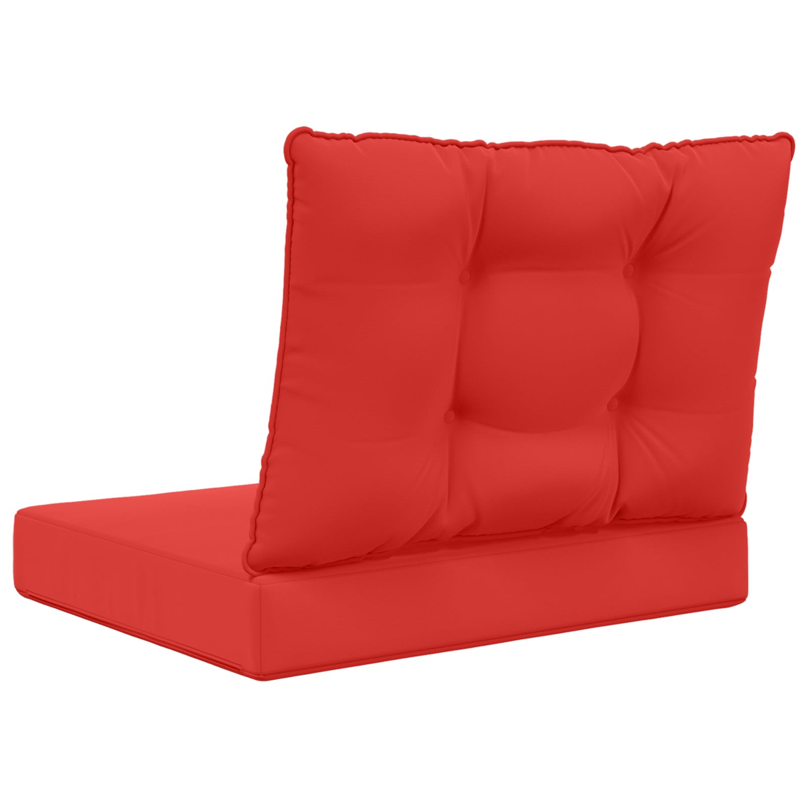 Lauko sofa pagalvėlė 2 pcs Raudona Poliesteris
