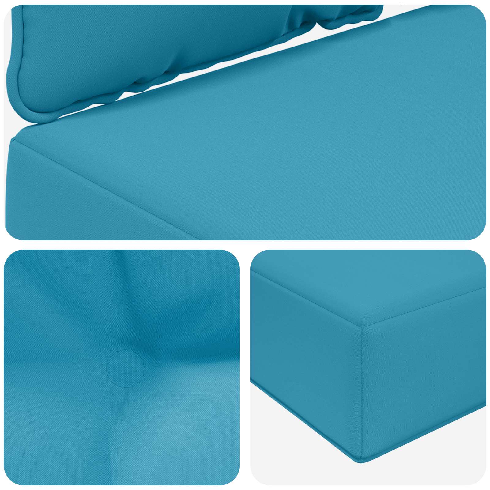 Lauko sofa pagalvėlė 2 pcs Karališka mėlyna Poliesteris