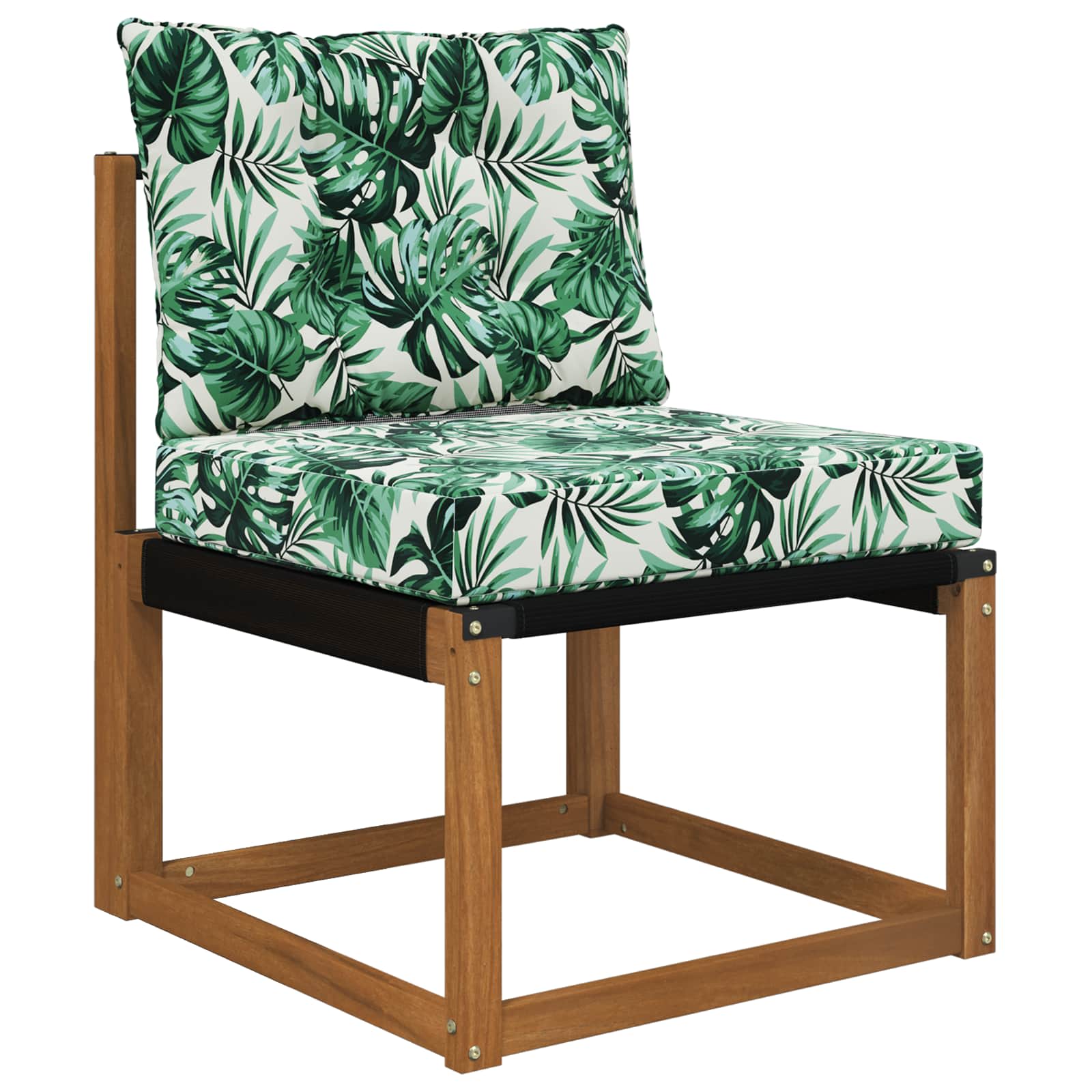 Lauko sofa pagalvėlė 2 pcs Lapų raštas Poliesteris