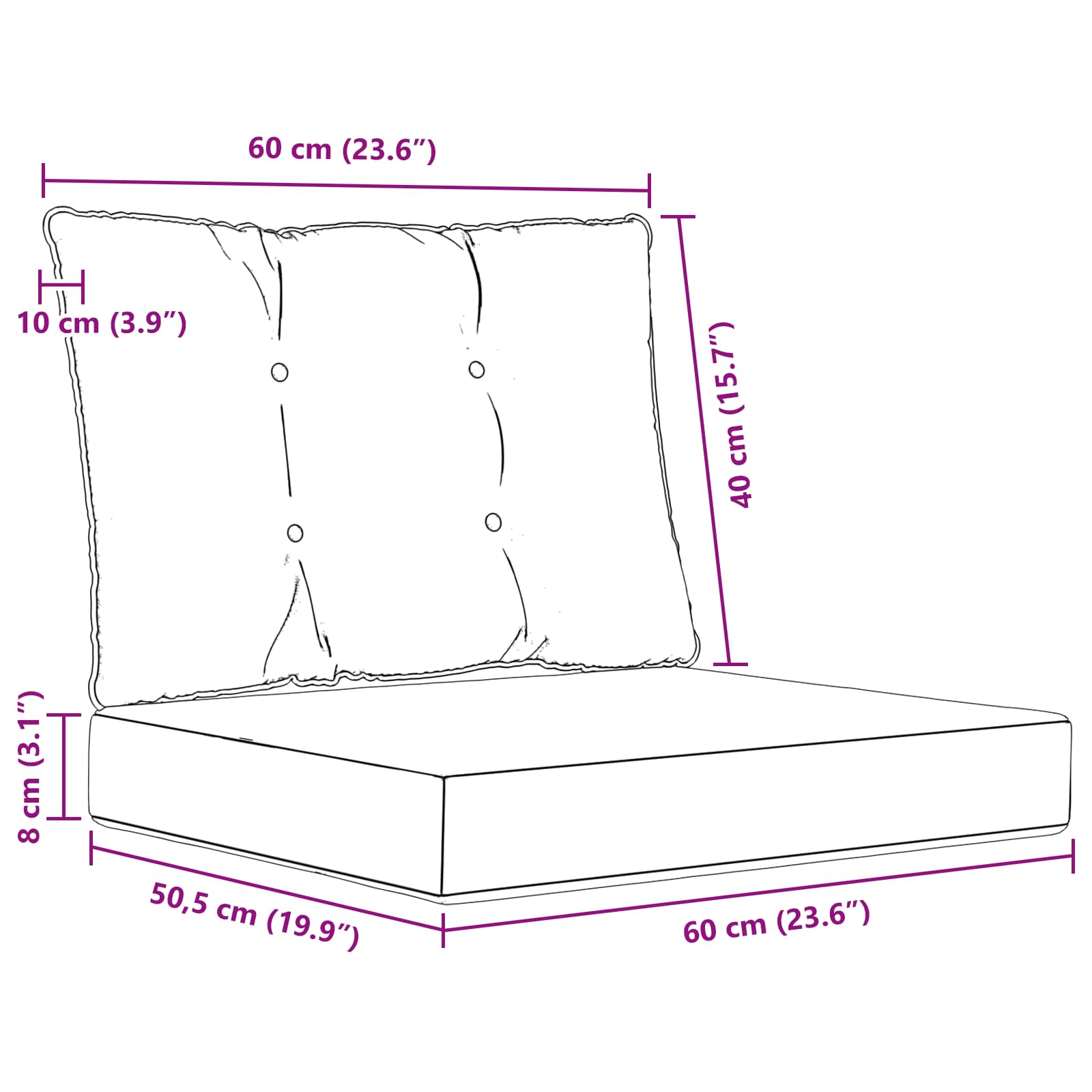 Lauko sofa pagalvėlė 2 pcs Lapų raštas Poliesteris