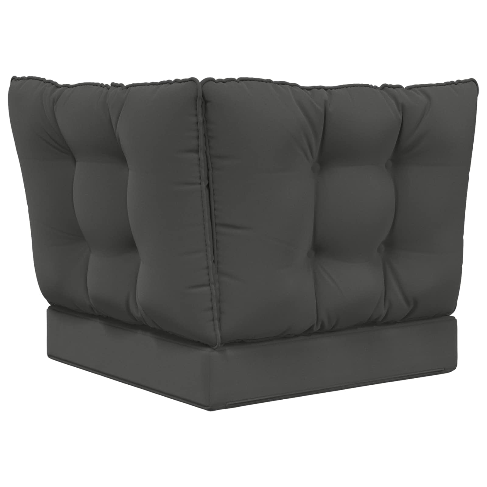 Lauko sofa pagalvėlė 3 pcs Antracitas Poliesteris
