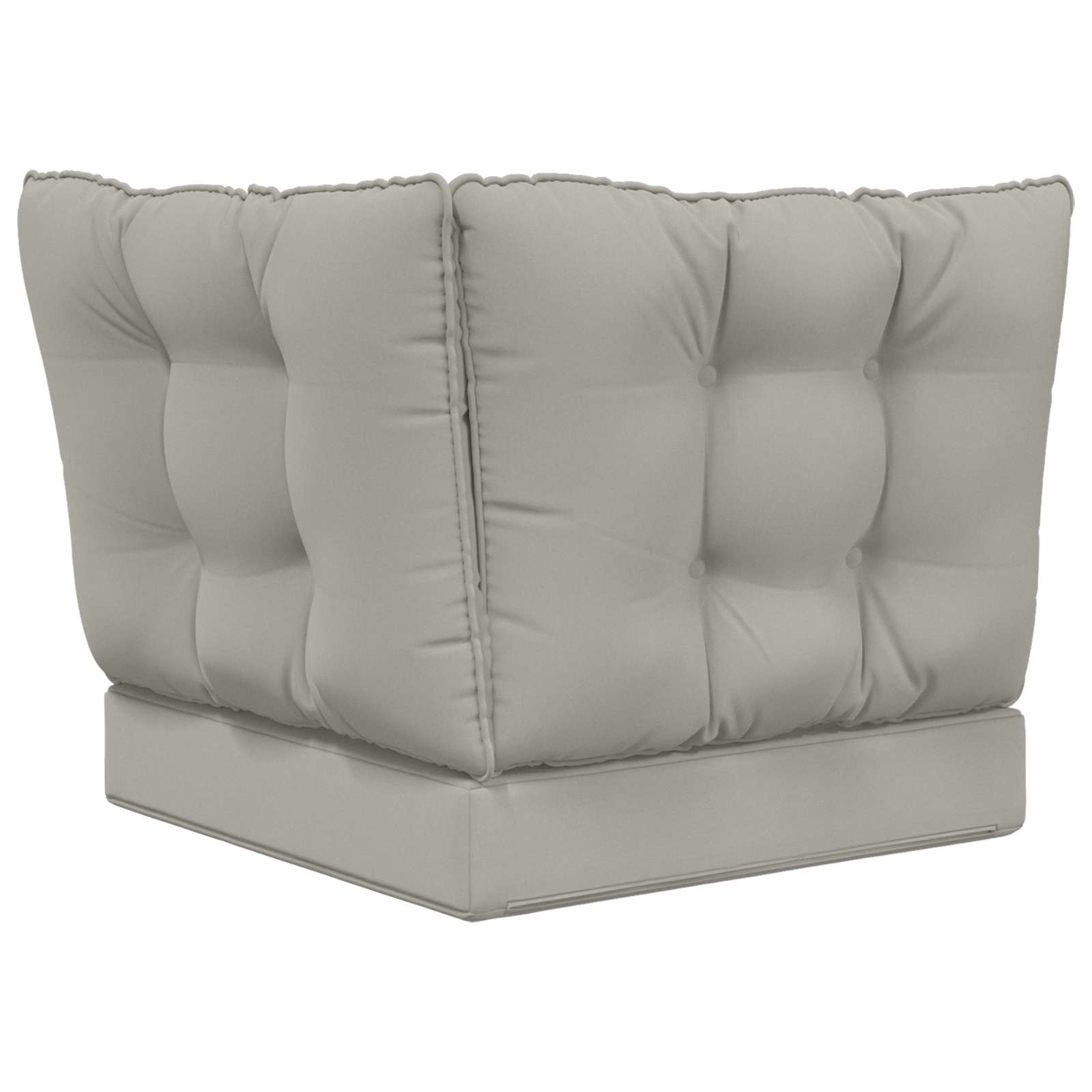 Lauko sofa pagalvėlė 3 pcs Pilka Poliesteris