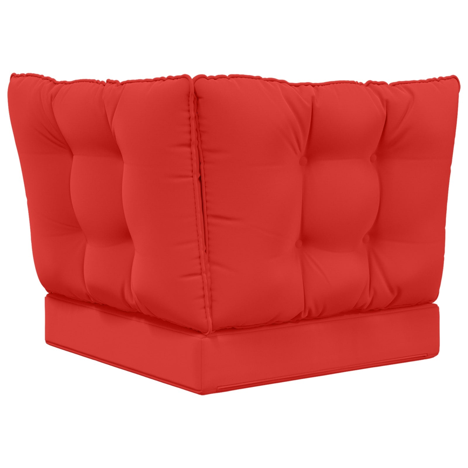 Lauko sofa pagalvėlė 3 pcs Raudona Poliesteris