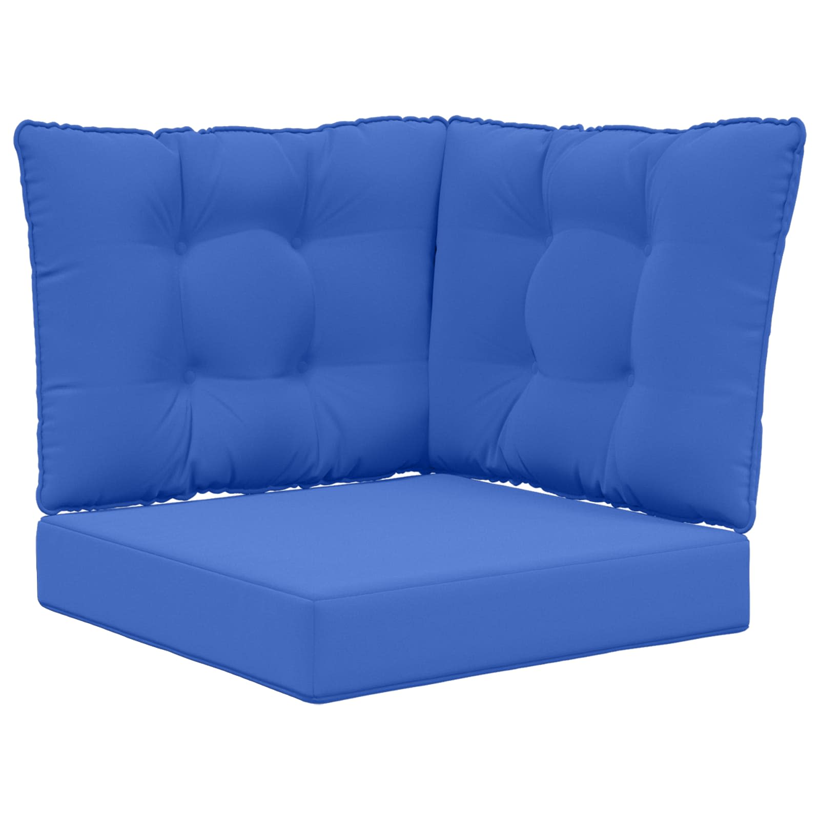 Lauko sofa pagalvėlė 3 pcs Karališka mėlyna Poliesteris