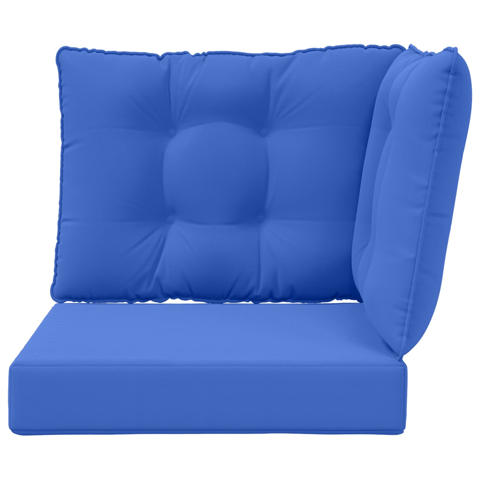 Lauko sofa pagalvėlė 3 pcs Karališka mėlyna Poliesteris