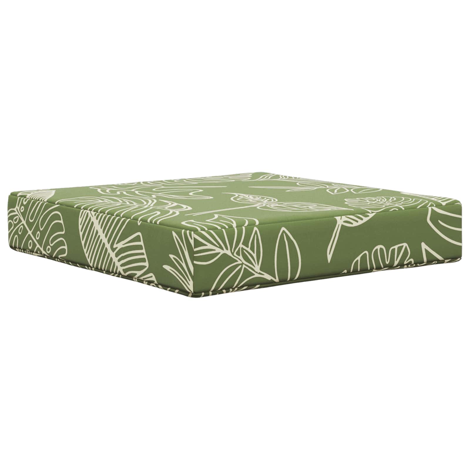 Lauko sofa pagalvėlė 3 pcs Lapų dizainas Poliesteris