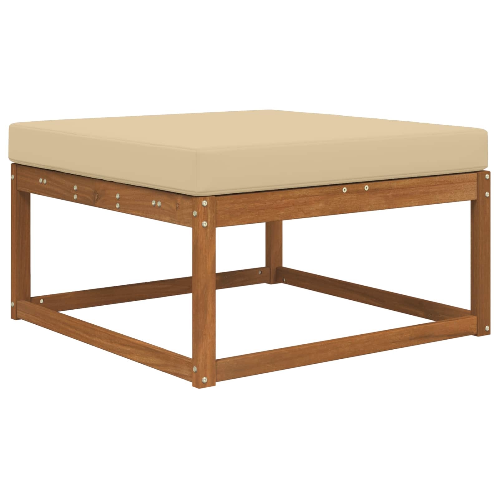 Lauko sofa pagalvėlė Smėlio 80 x 80 x 8 cm Poliesteris