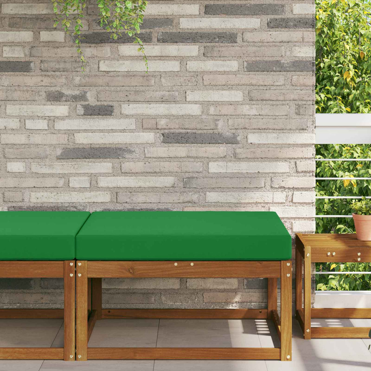 Lauko sofa pagalvėlė Žalia 80 x 80 x 8 cm Poliesteris