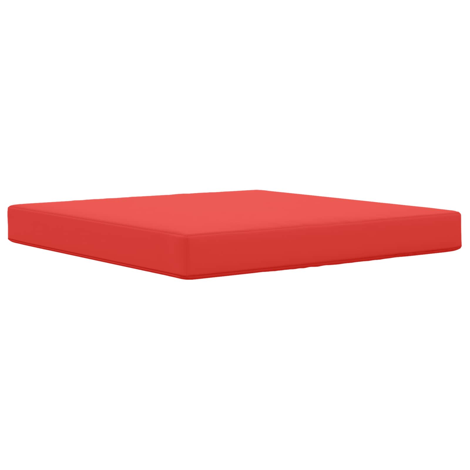 Lauko sofa pagalvėlė Raudona 80 x 80 x 8 cm Poliesteris