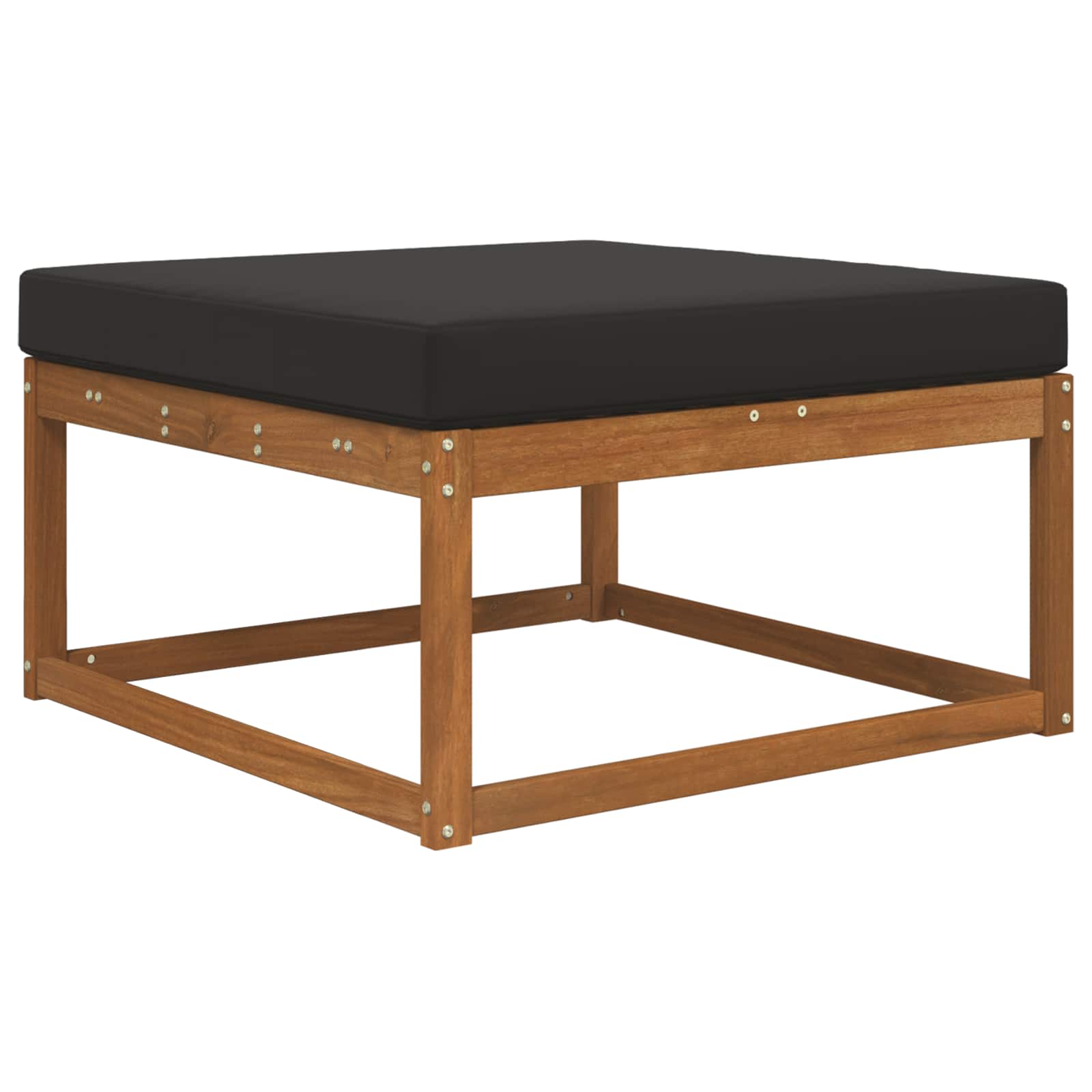 Lauko sofa pagalvėlė Juodas 80 x 80 x 8 cm Poliesteris