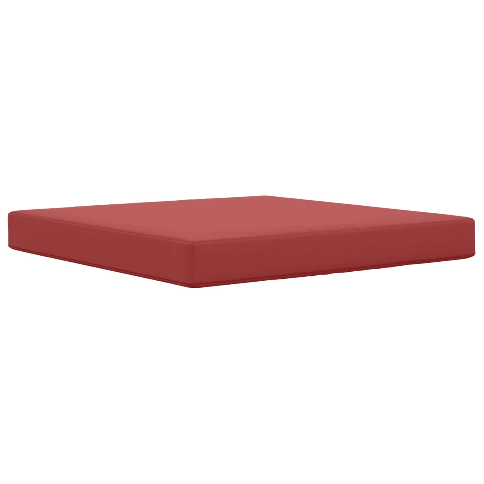 Lauko sofa pagalvėlė Vyno raudonumo 80 x 80 x 8 cm Poliesteris