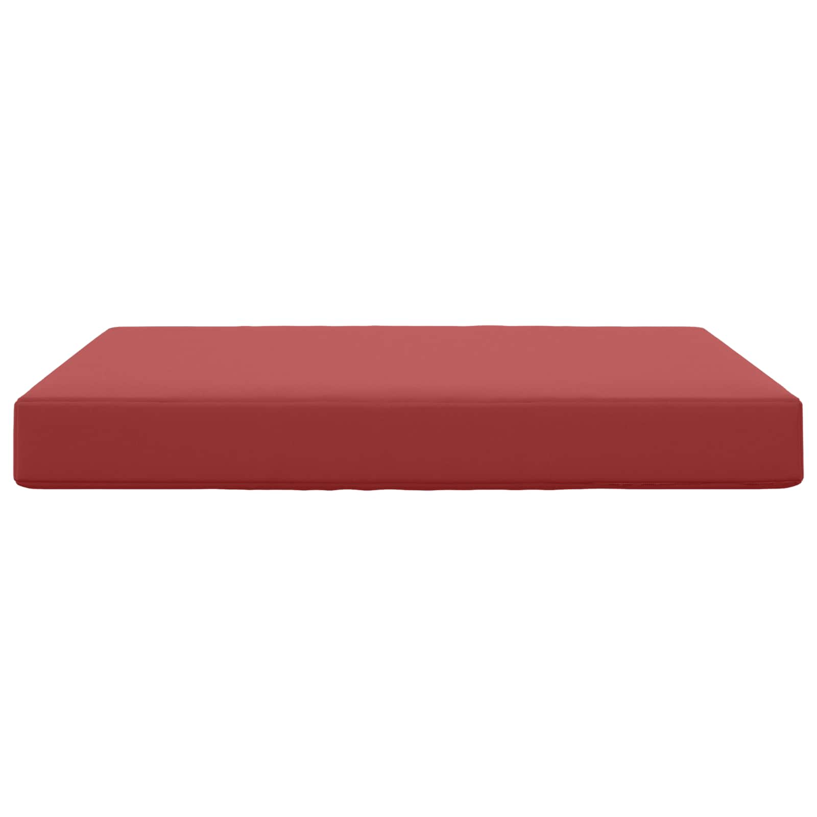 Lauko sofa pagalvėlė Vyno raudonumo 80 x 80 x 8 cm Poliesteris