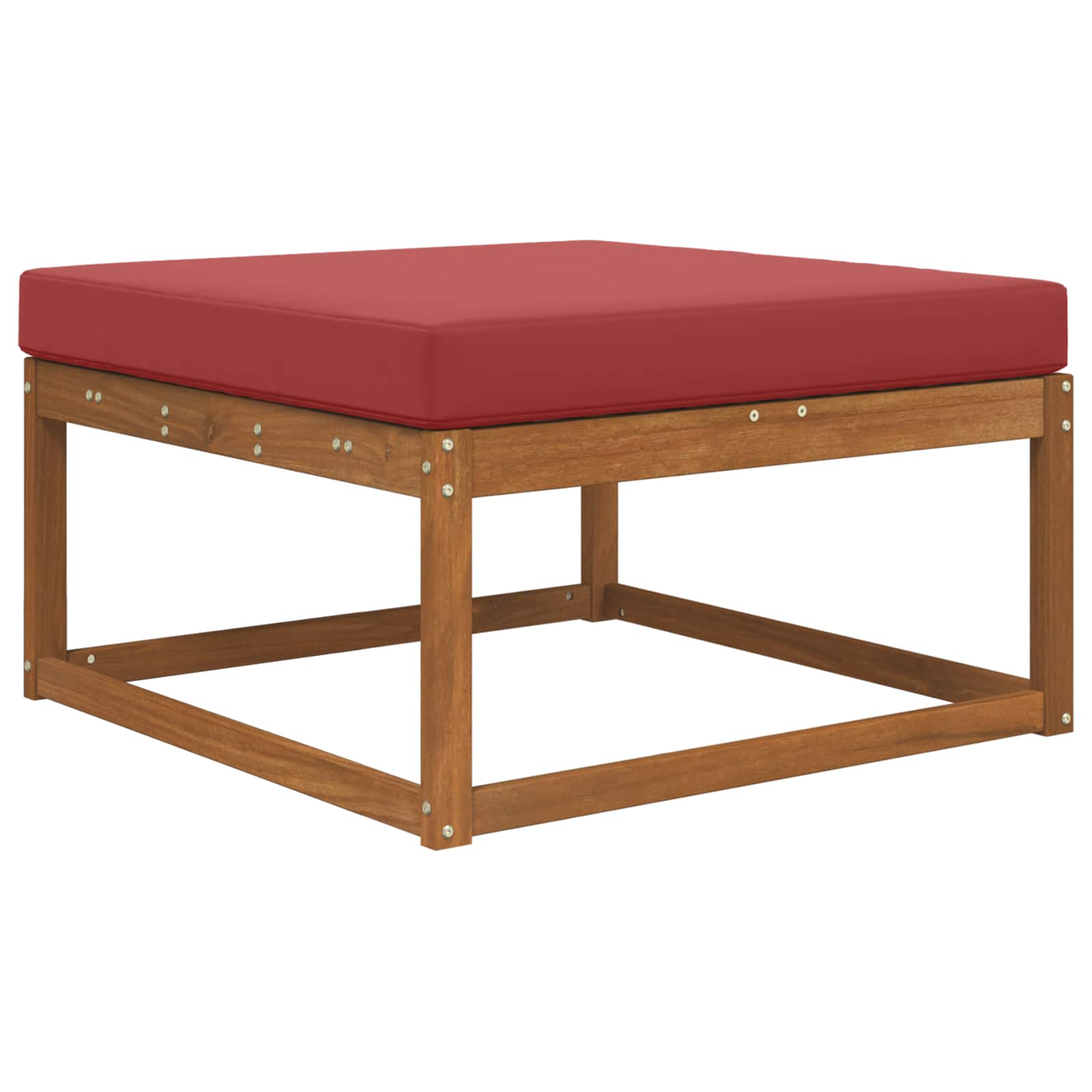 Lauko sofa pagalvėlė Vyno raudonumo 80 x 80 x 8 cm Poliesteris