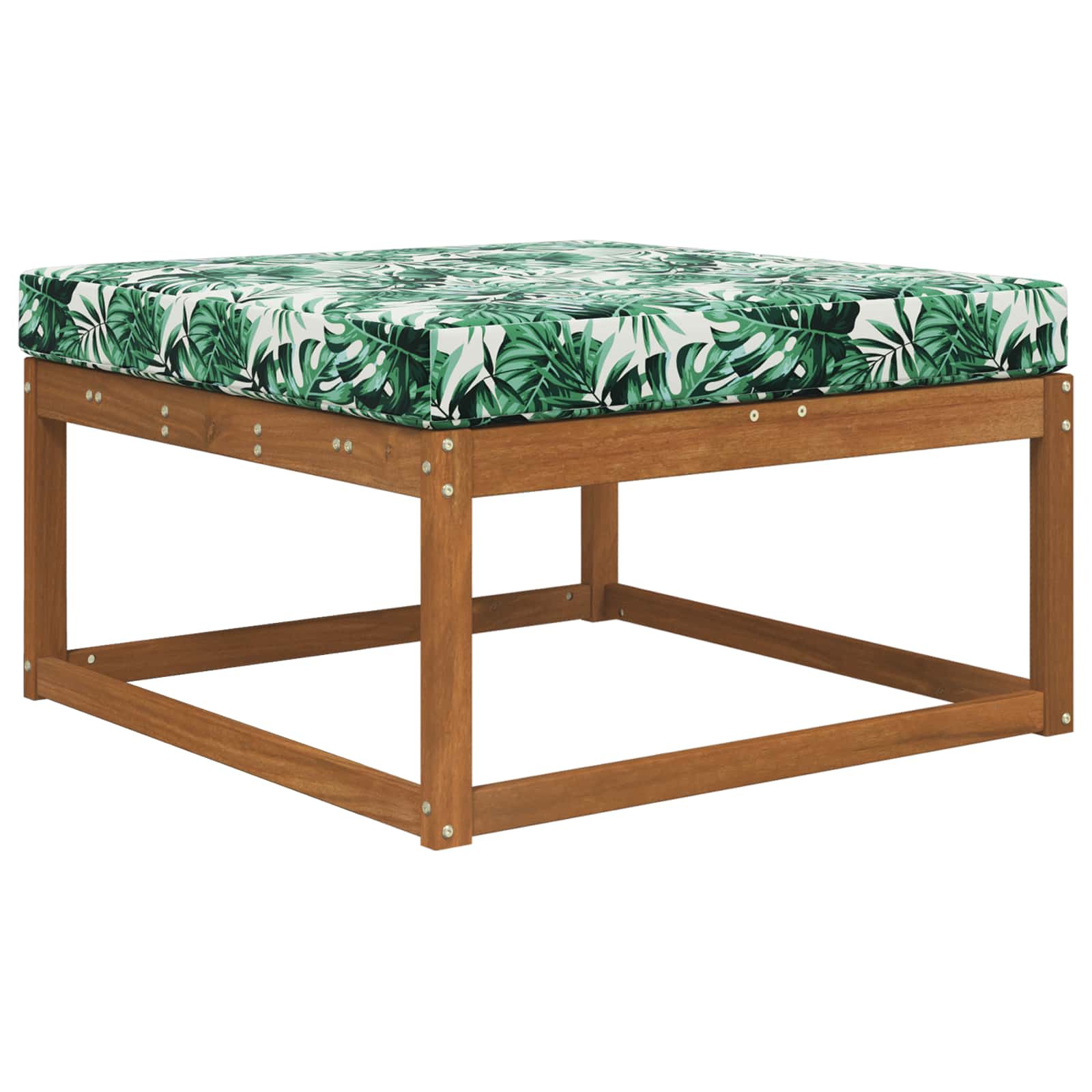 Lauko sofa pagalvėlė Lapų raštas 80 x 80 x 8 cm Poliesteris