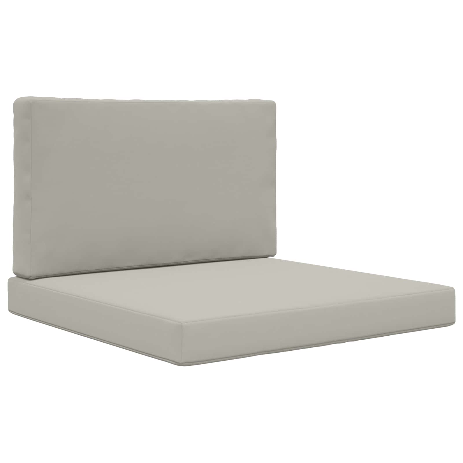 Lauko sofa pagalvėlė 2 pcs Pilka Poliesteris