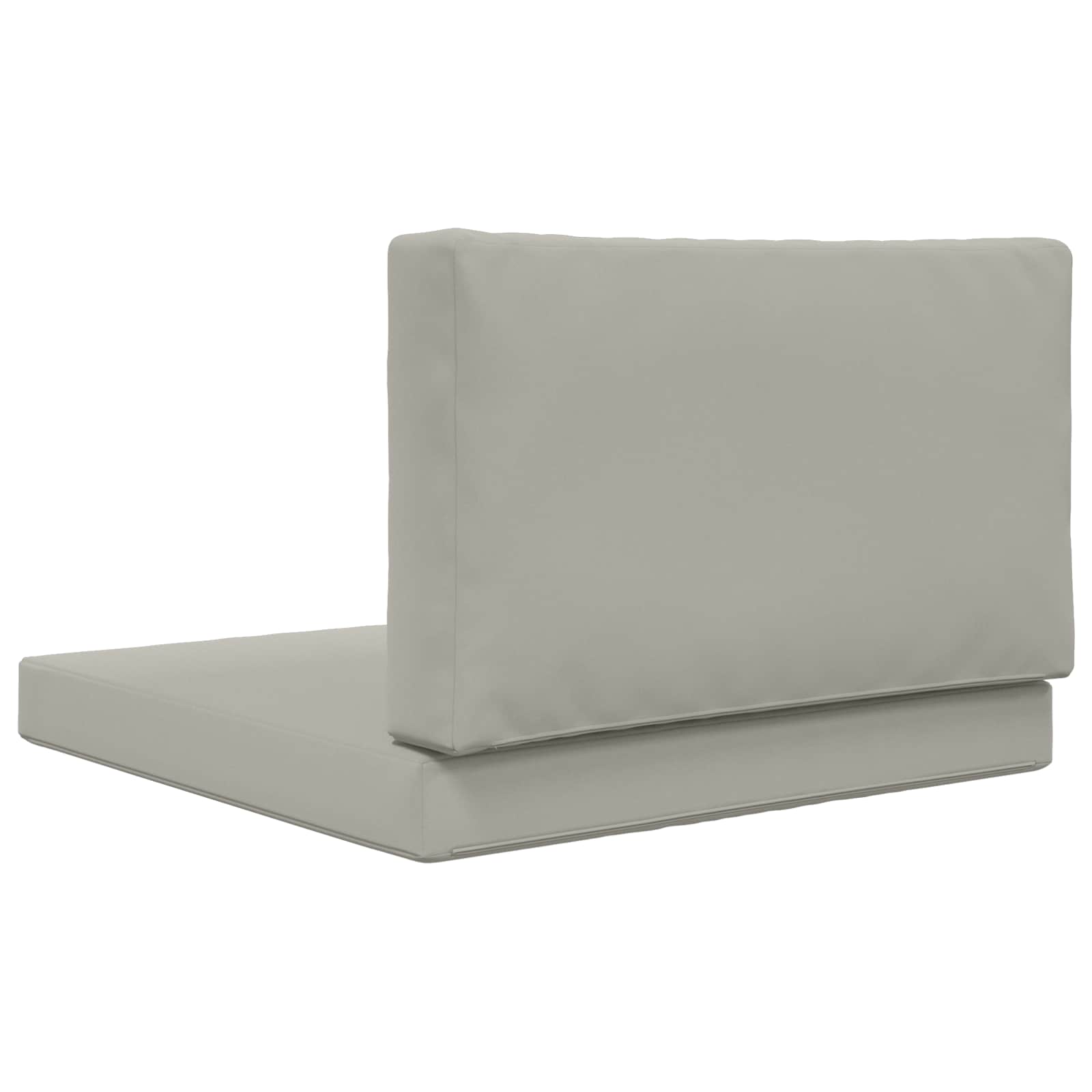 Lauko sofa pagalvėlė 2 pcs Pilka Poliesteris