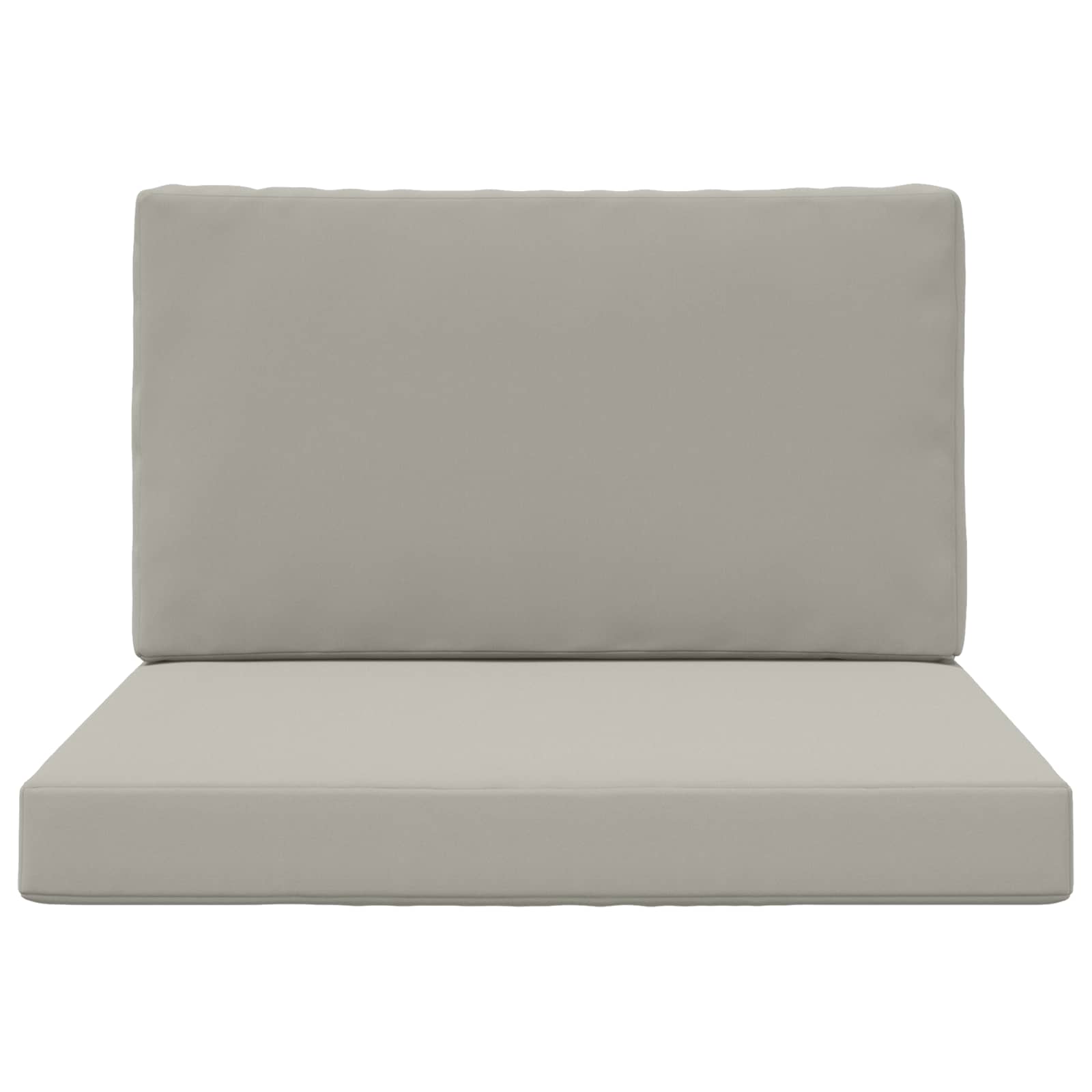 Lauko sofa pagalvėlė 2 pcs Pilka Poliesteris