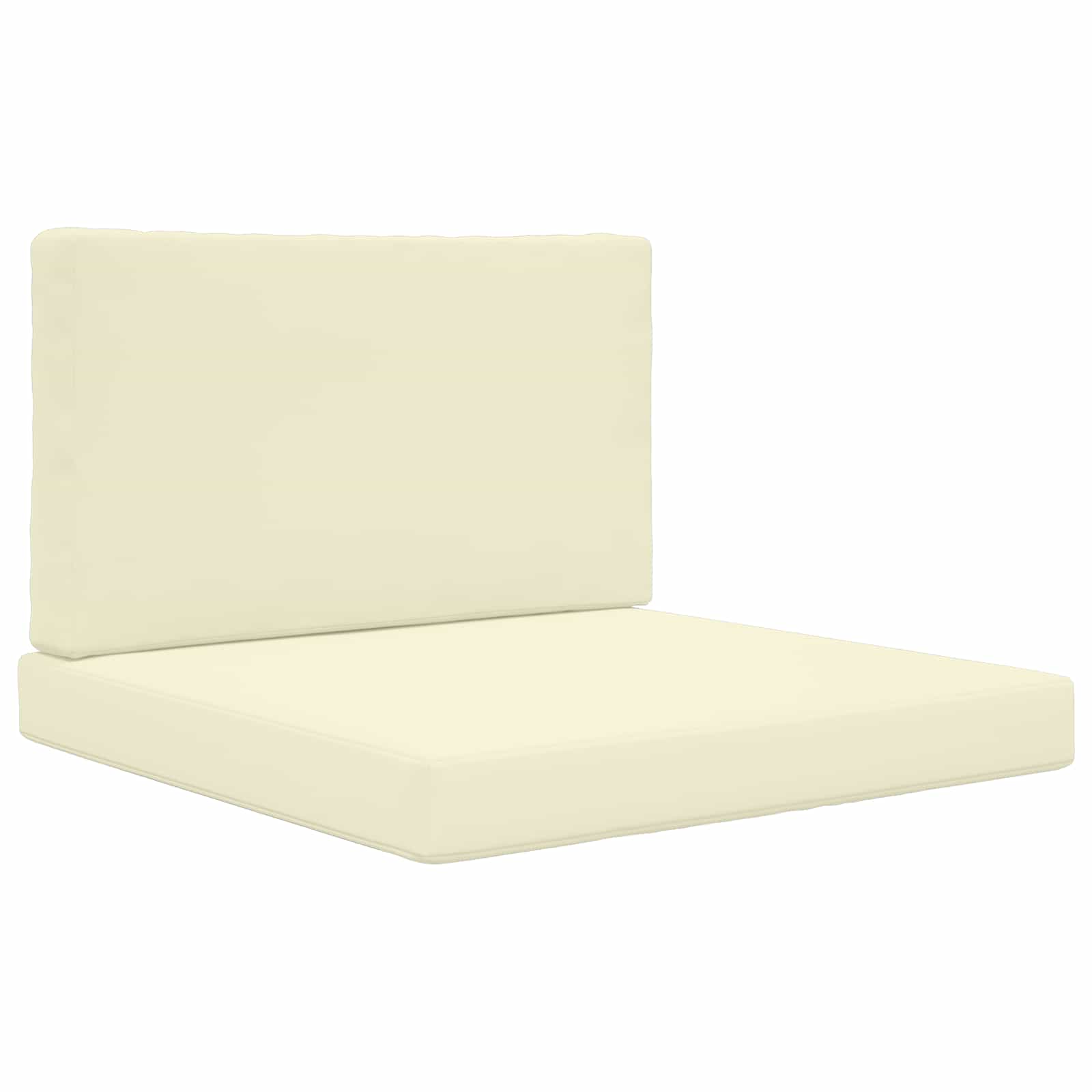 Lauko sofa pagalvėlė 2 pcs Kreminė Poliesteris