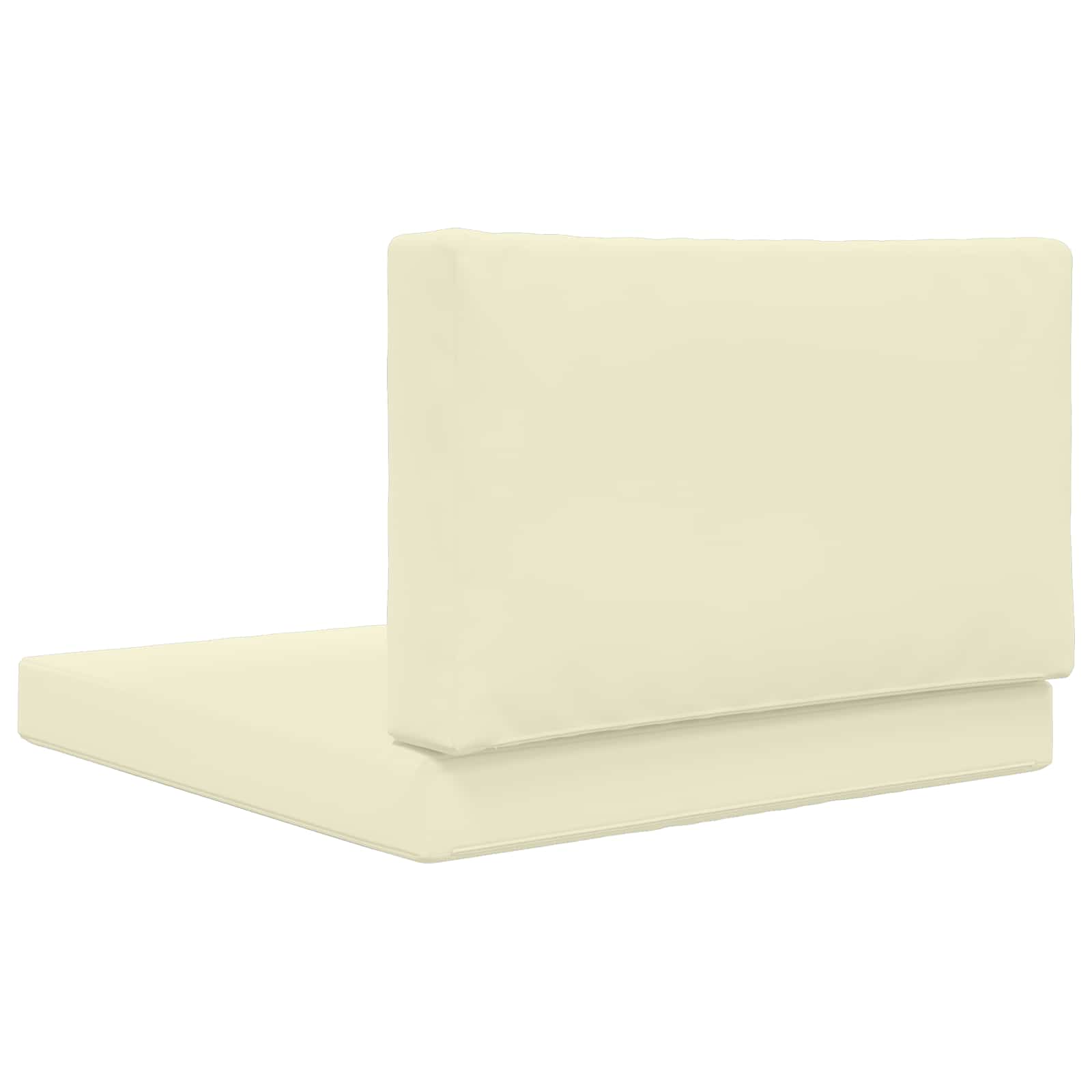 Lauko sofa pagalvėlė 2 pcs Kreminė Poliesteris