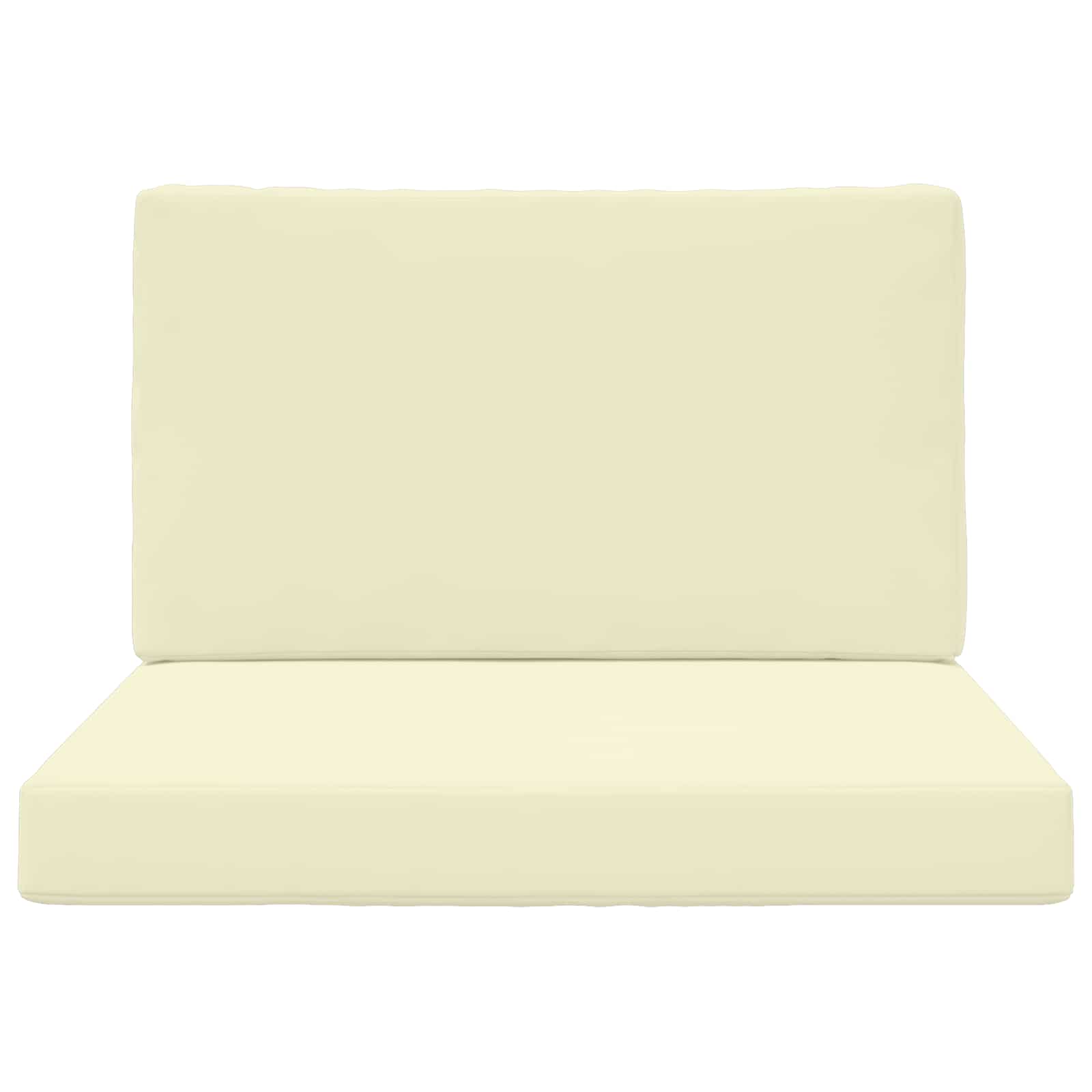 Lauko sofa pagalvėlė 2 pcs Kreminė Poliesteris
