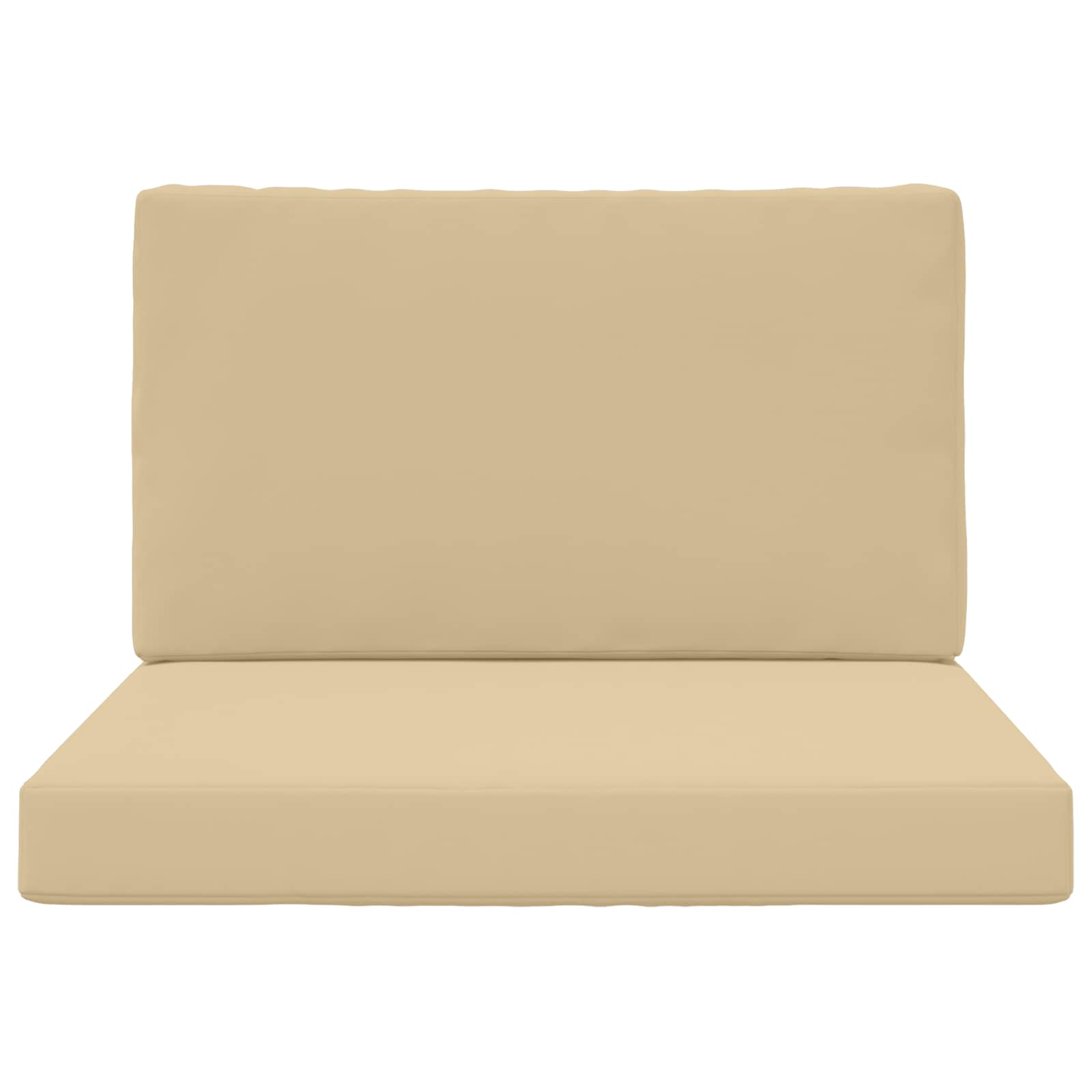 Lauko sofa pagalvėlė 2 pcs Smėlio Poliesteris