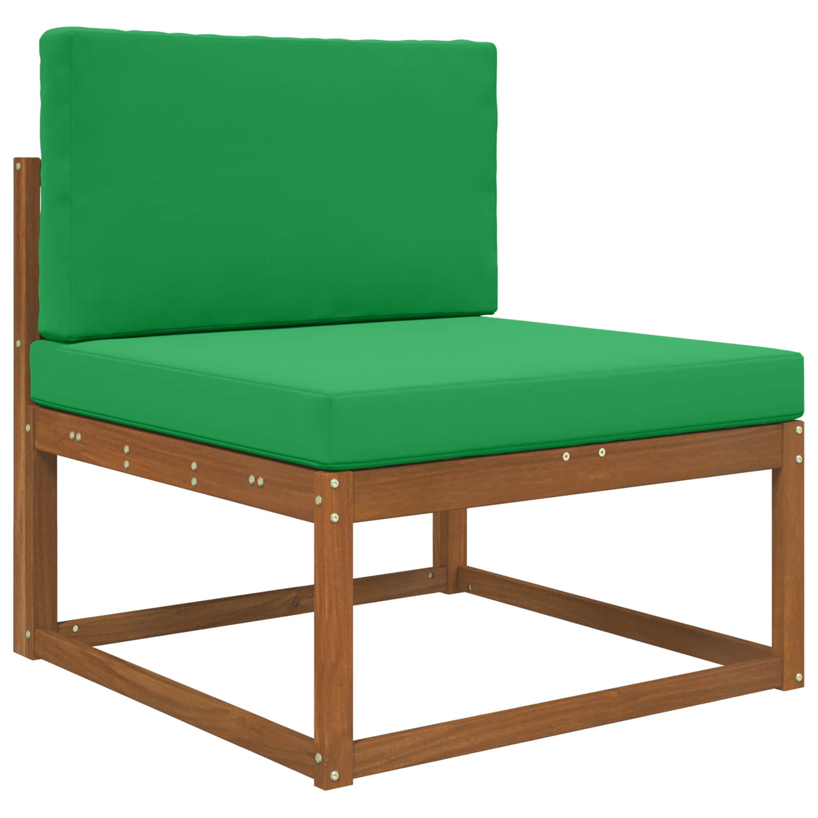 Lauko sofa pagalvėlė 2 pcs Žalia Poliesteris