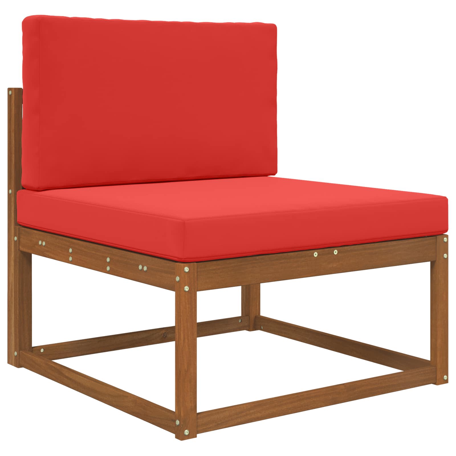 Lauko sofa pagalvėlė 2 pcs Raudona Poliesteris