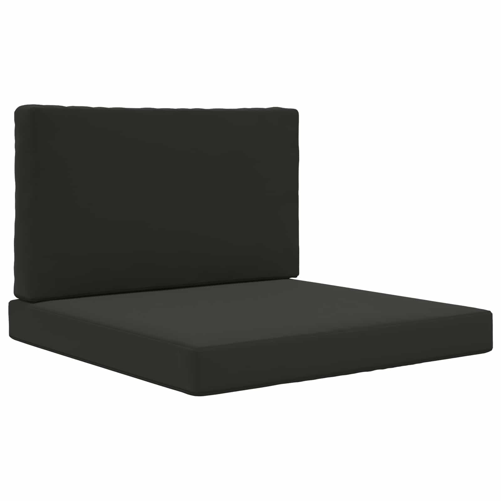 Lauko sofa pagalvėlė 2 pcs Juodas Poliesteris