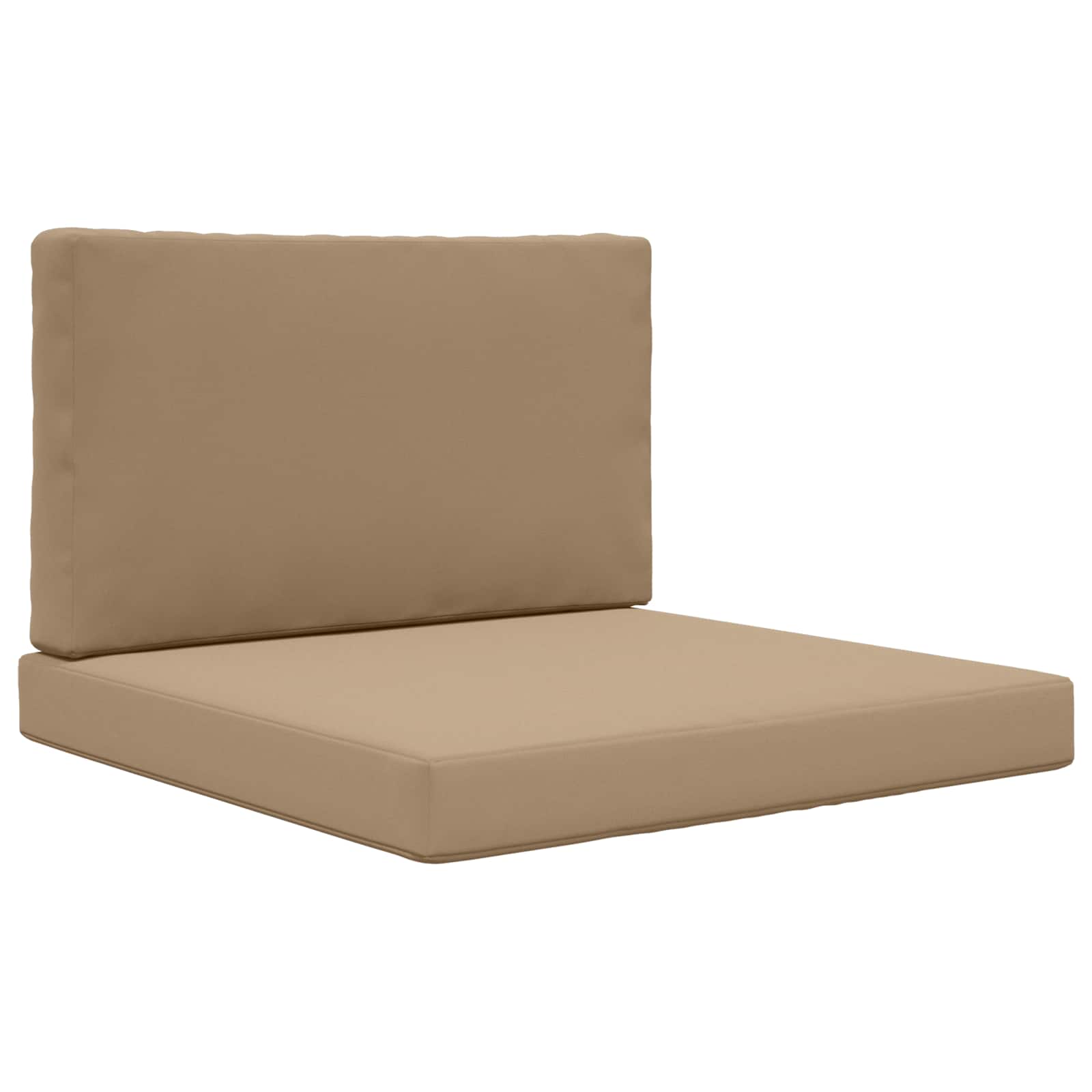 Lauko sofa pagalvėlė 2 pcs Taupe Poliesteris