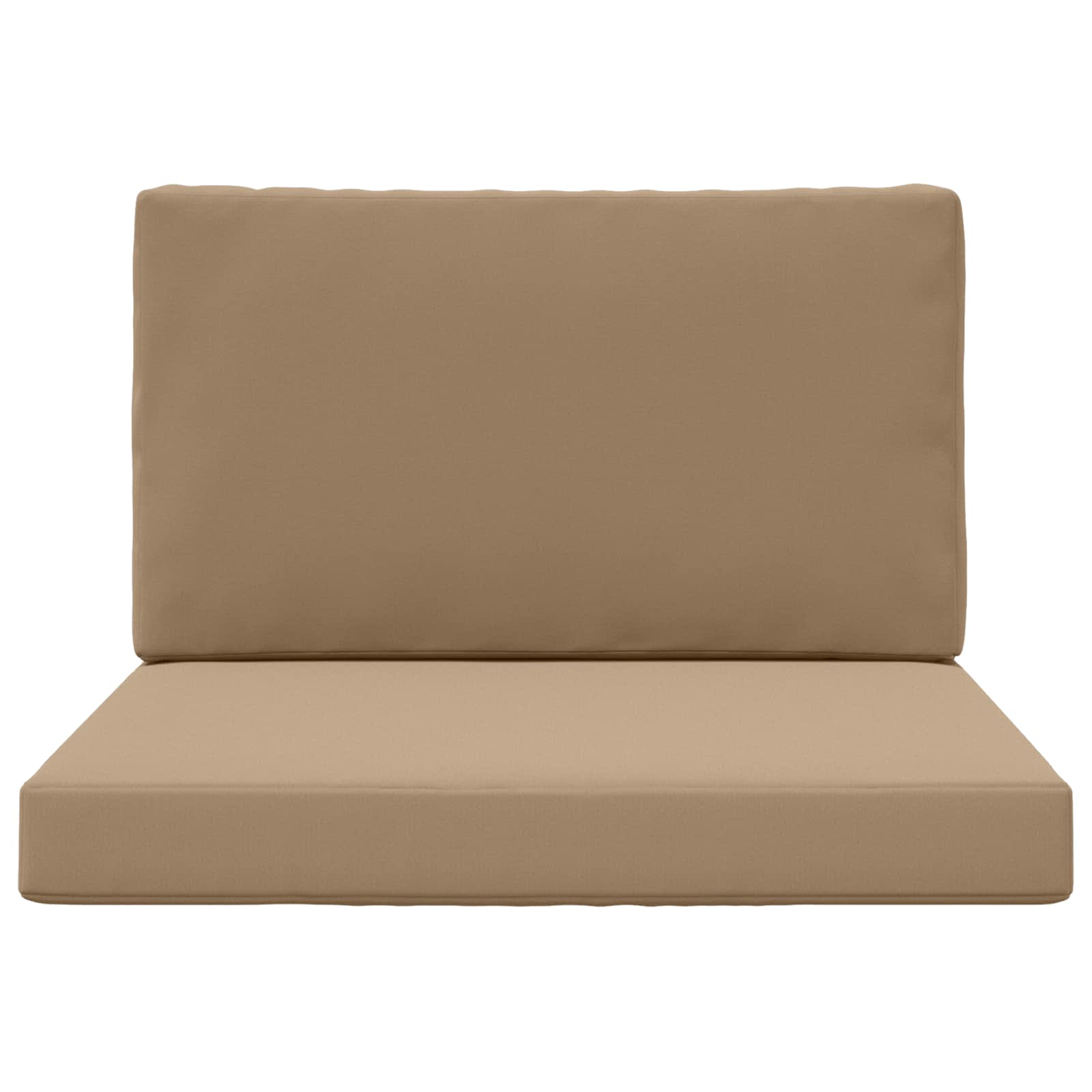 Lauko sofa pagalvėlė 2 pcs Taupe Poliesteris