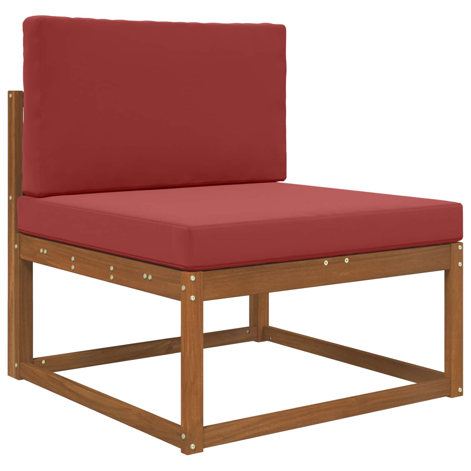 Lauko sofa pagalvėlė 2 pcs Vyno raudonumo Poliesteris