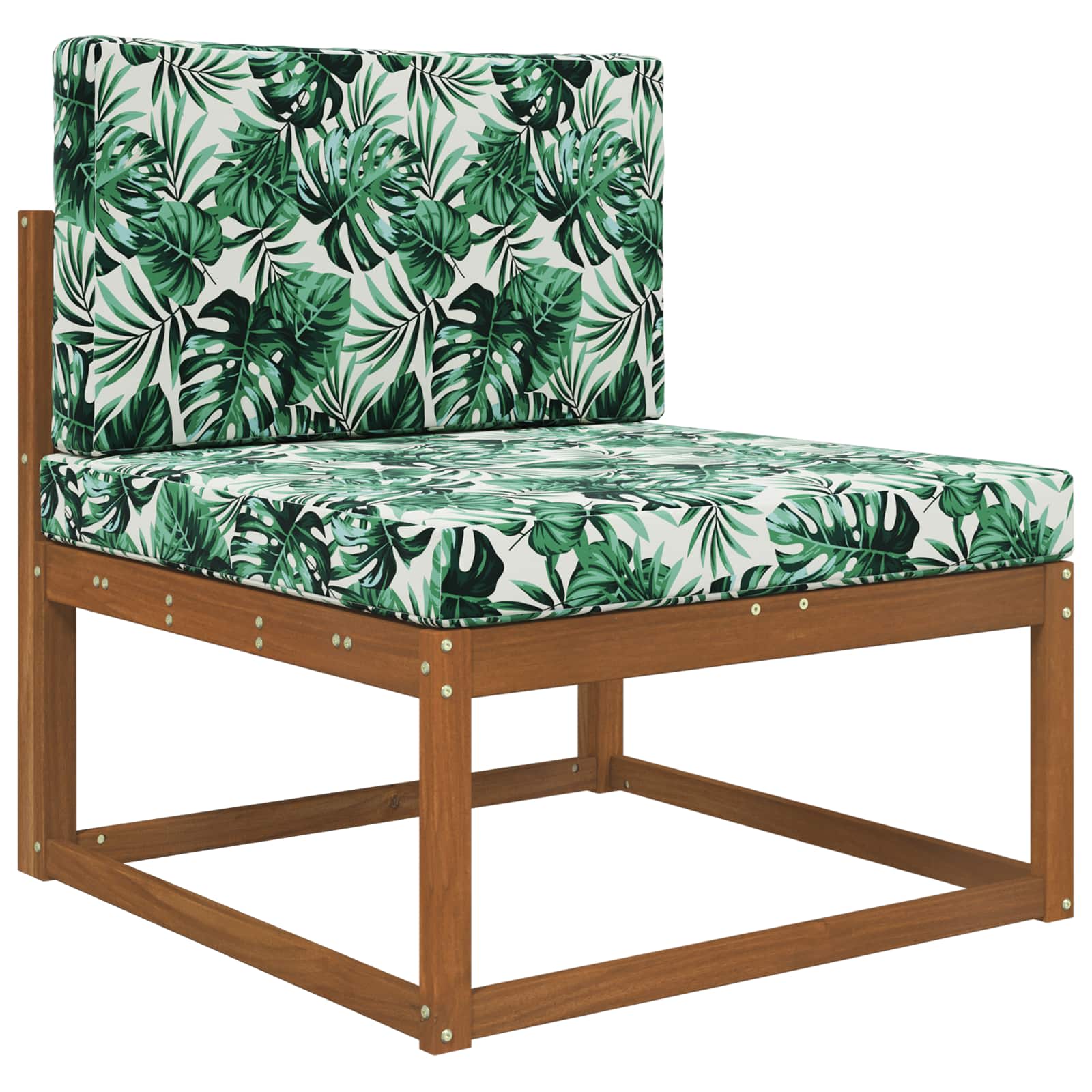 Lauko sofa pagalvėlė 2 pcs Lapų raštas Poliesteris