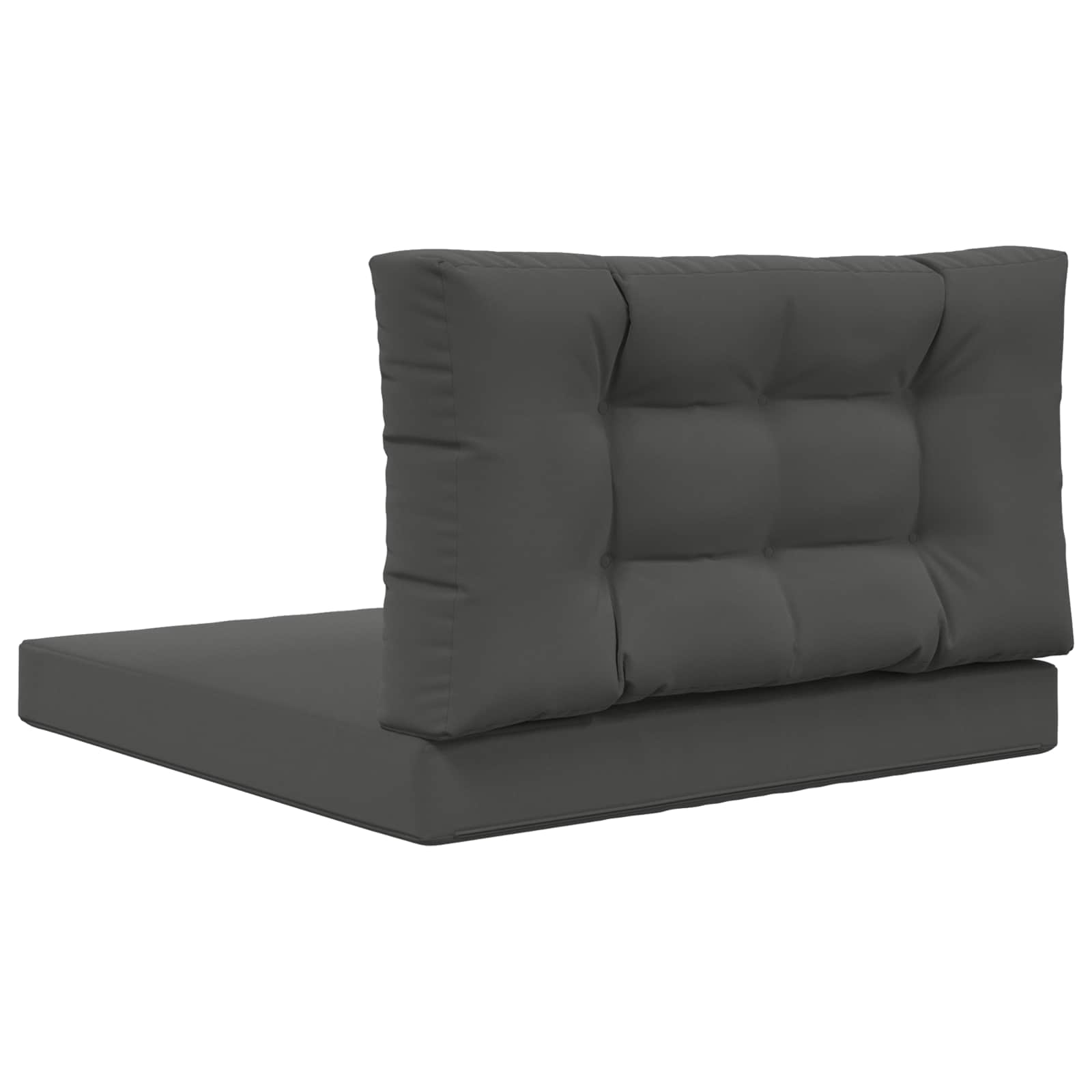 Lauko sofa pagalvėlė 2 pcs Antracitas Poliesteris