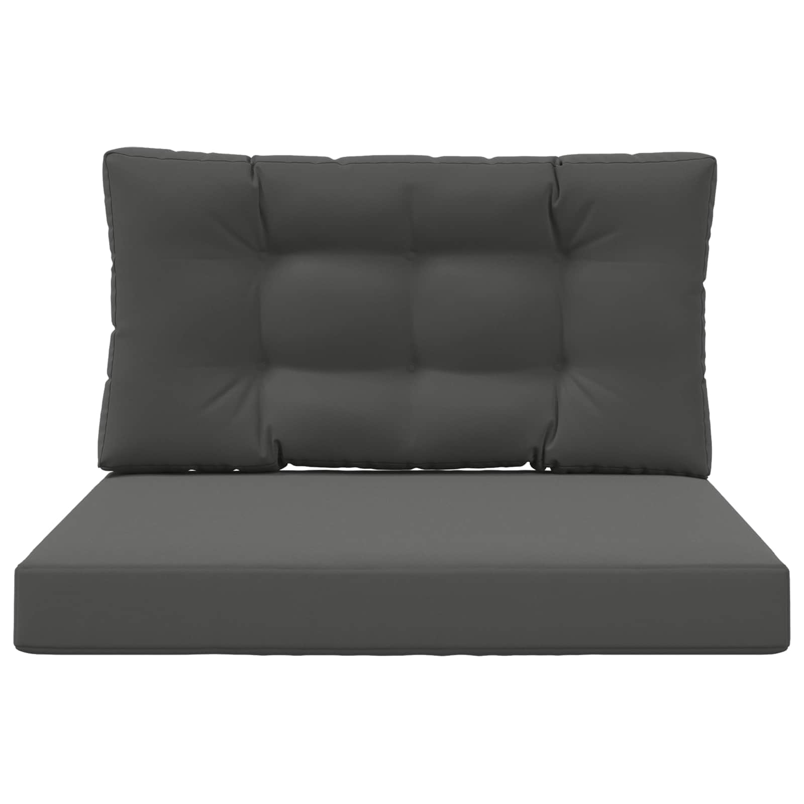 Lauko sofa pagalvėlė 2 pcs Antracitas Poliesteris