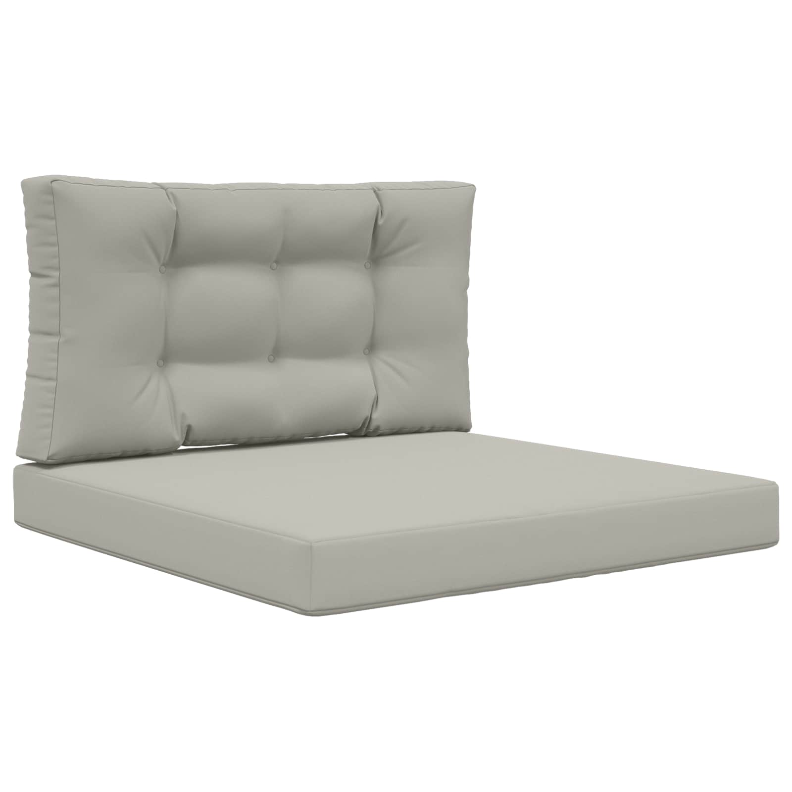 Lauko sofa pagalvėlė 2 pcs Pilka Poliesteris