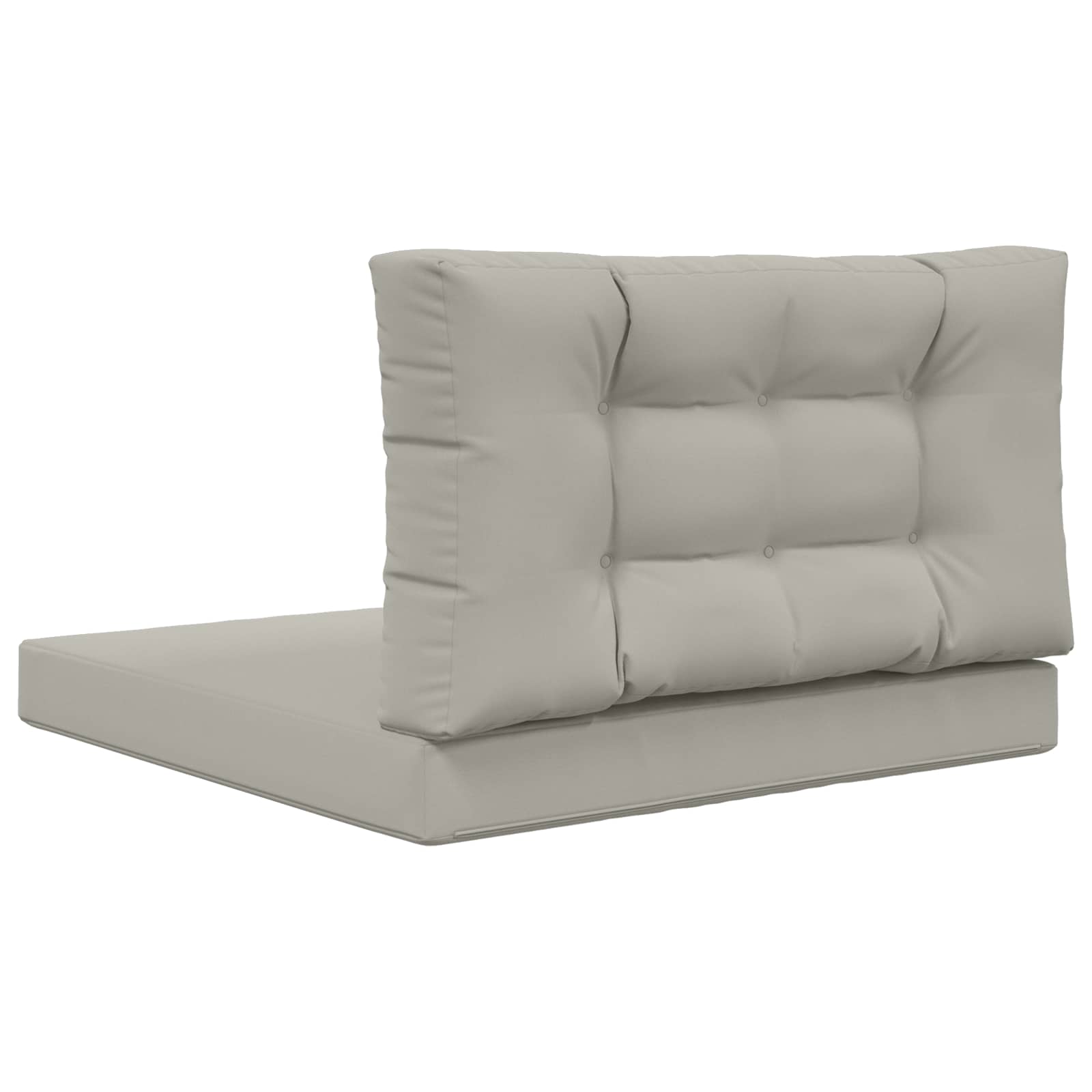 Lauko sofa pagalvėlė 2 pcs Pilka Poliesteris