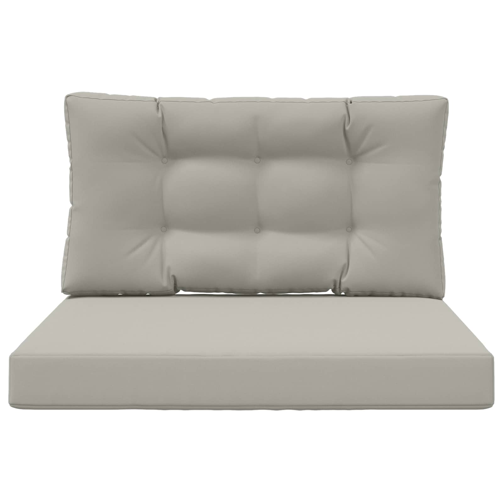 Lauko sofa pagalvėlė 2 pcs Pilka Poliesteris