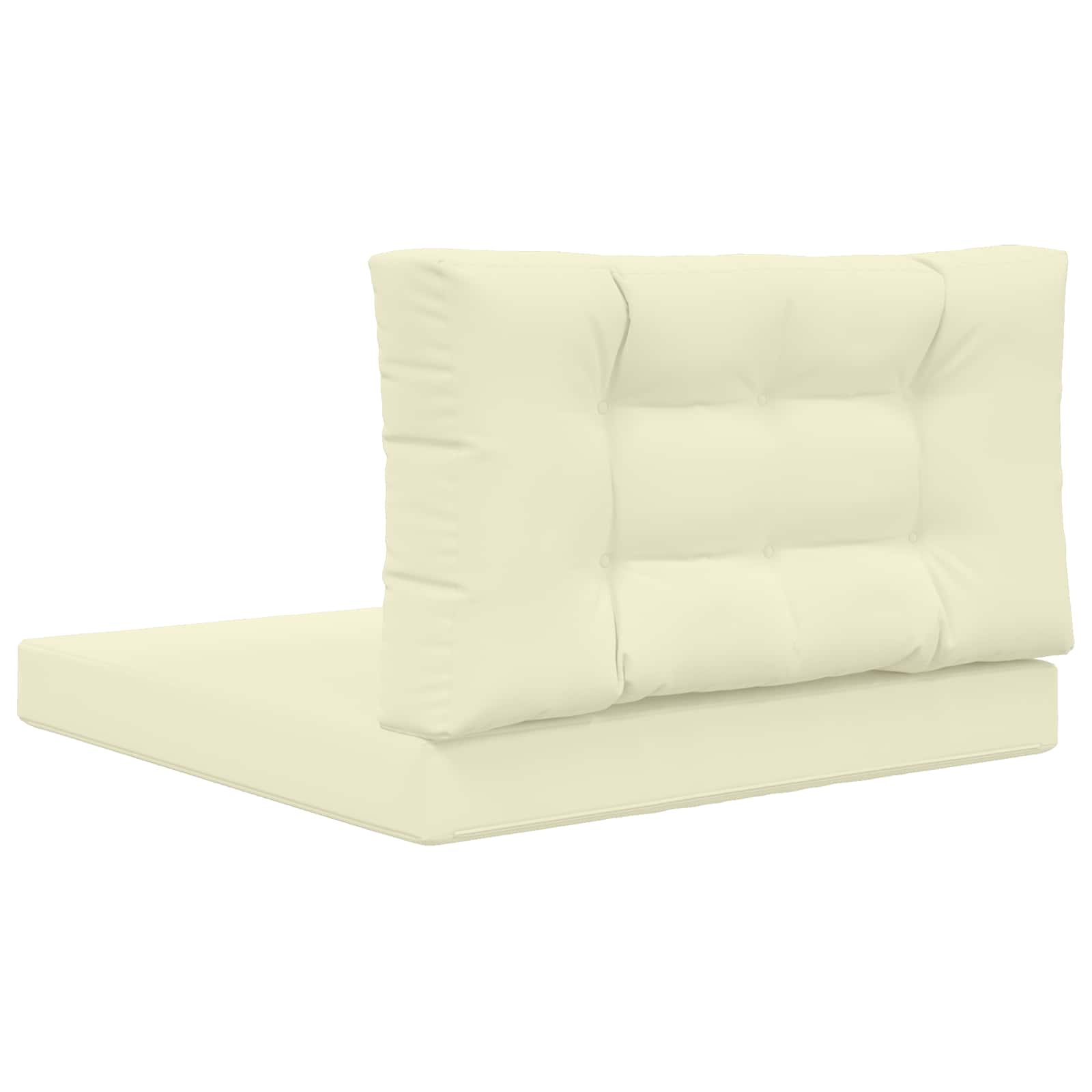 Lauko sofa pagalvėlė 2 pcs Kreminė Poliesteris