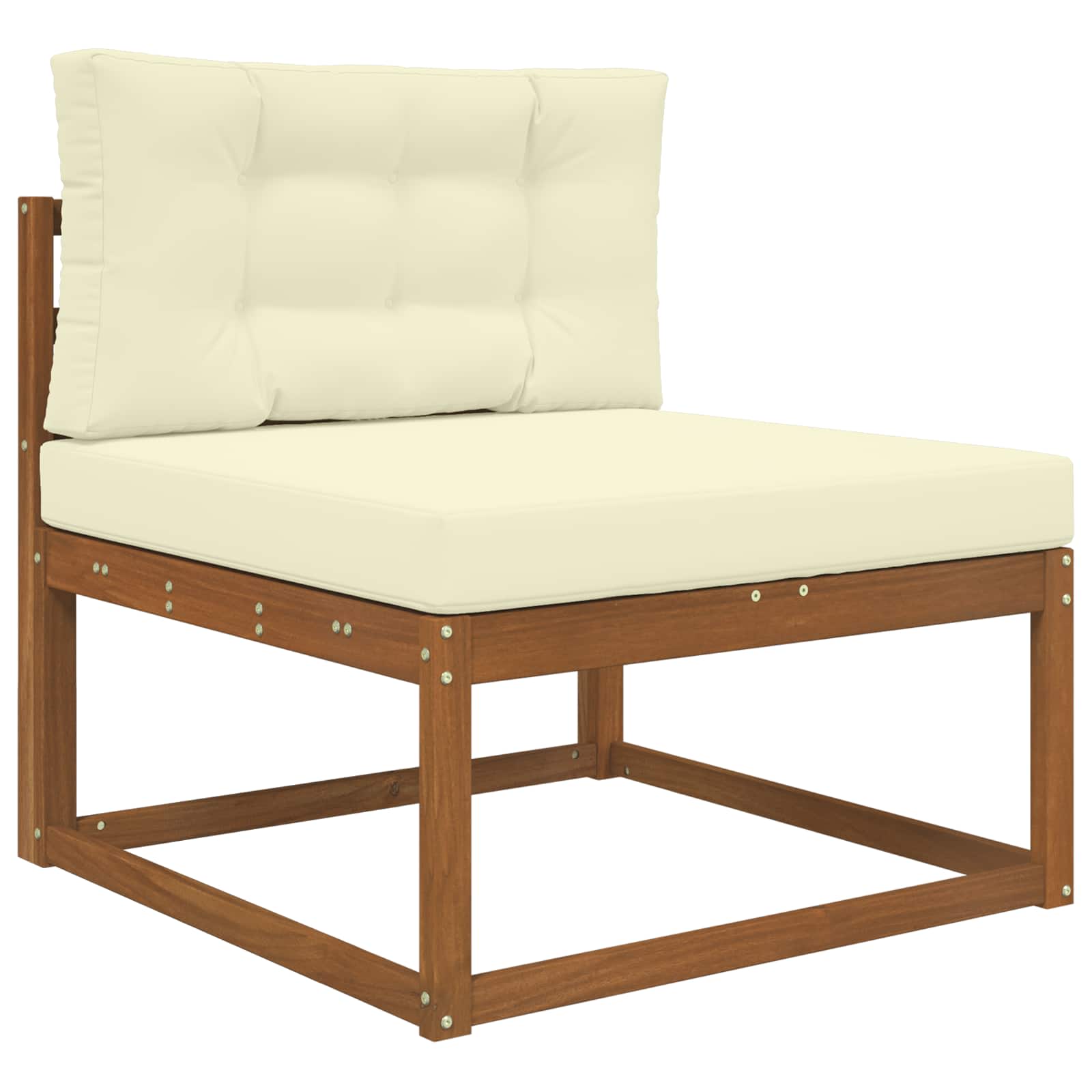 Lauko sofa pagalvėlė 2 pcs Kreminė Poliesteris