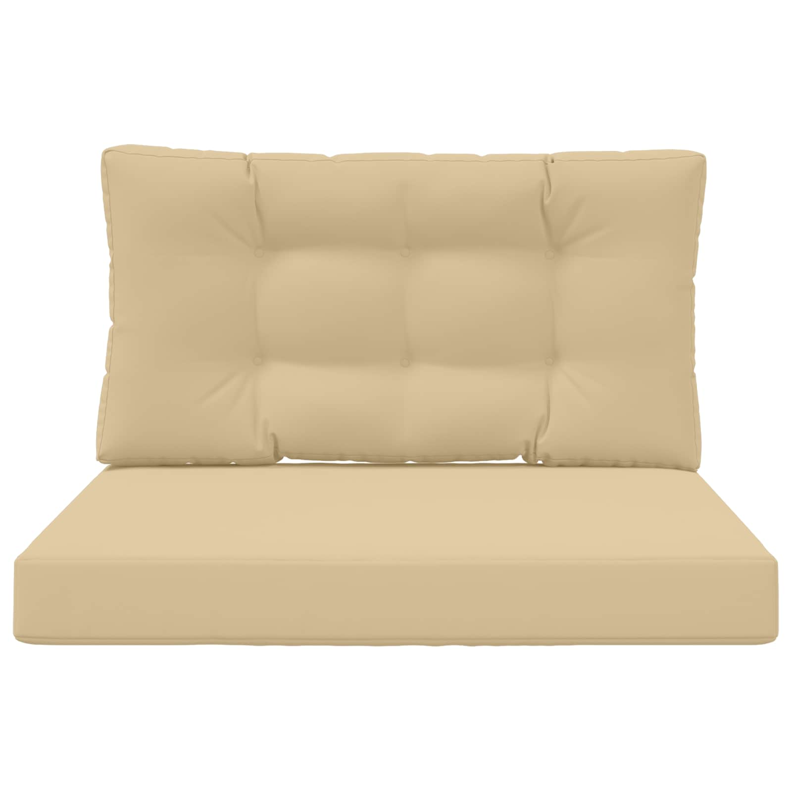 Lauko sofa pagalvėlė 2 pcs Smėlio Poliesteris