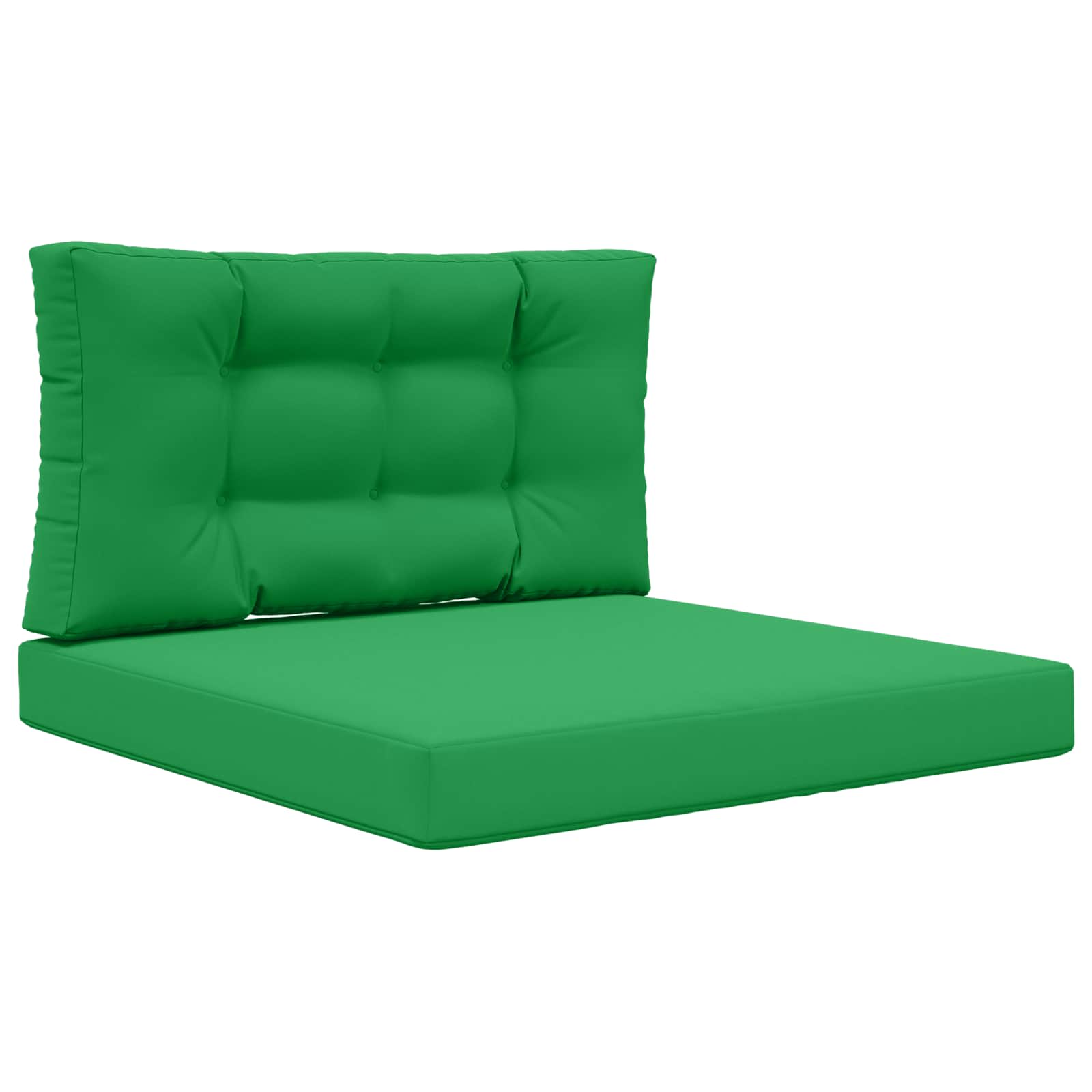 Lauko sofa pagalvėlė 2 pcs Žalia Poliesteris