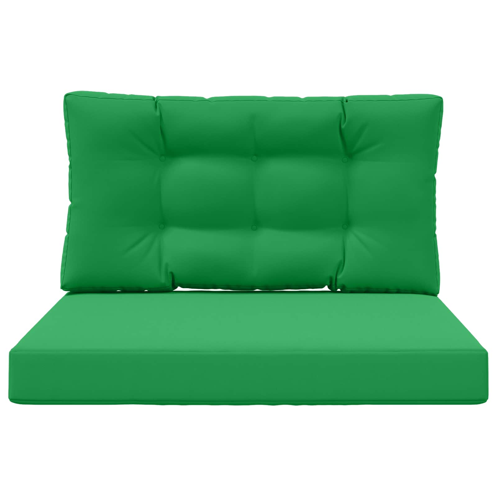 Lauko sofa pagalvėlė 2 pcs Žalia Poliesteris