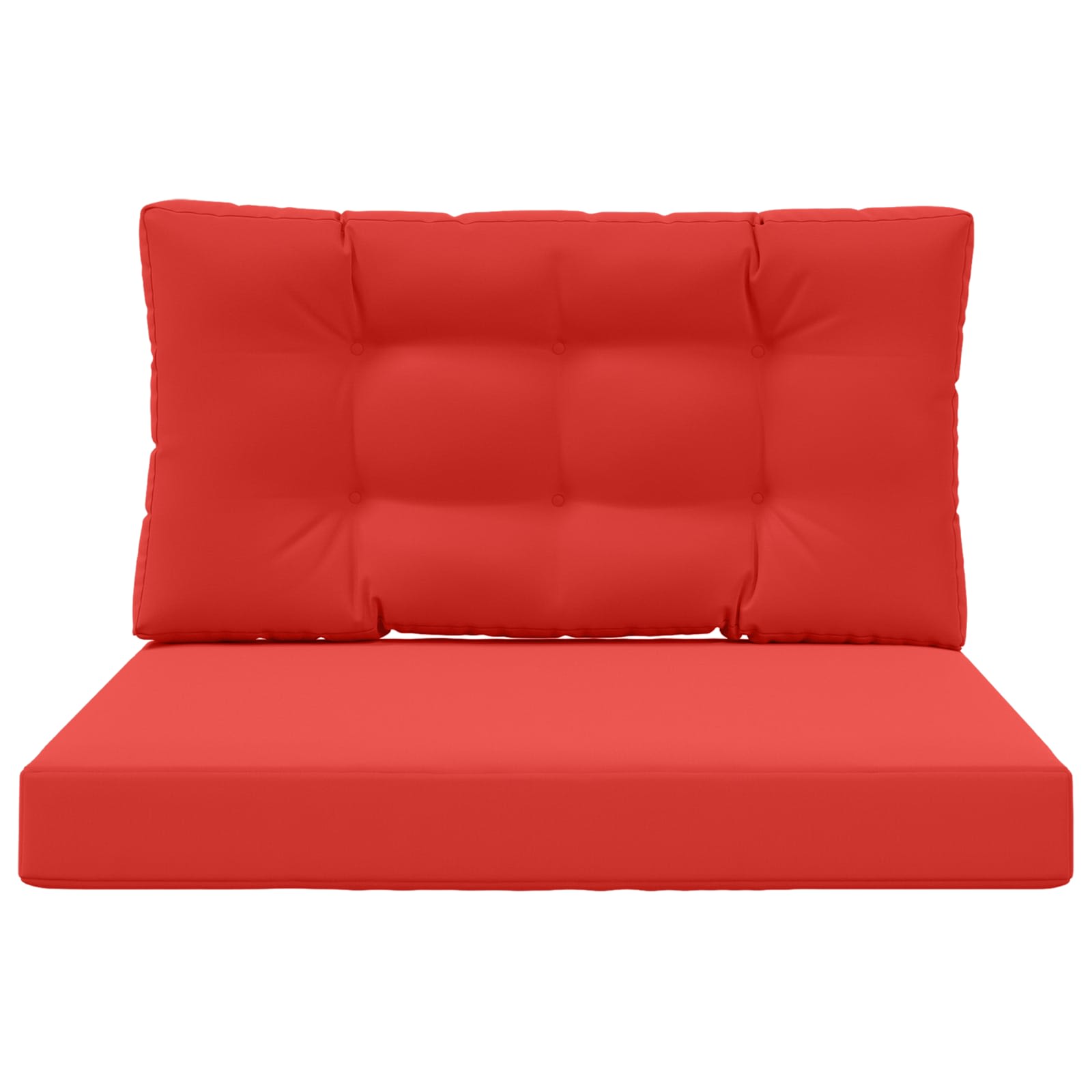 Lauko sofa pagalvėlė 2 pcs Raudona Poliesteris