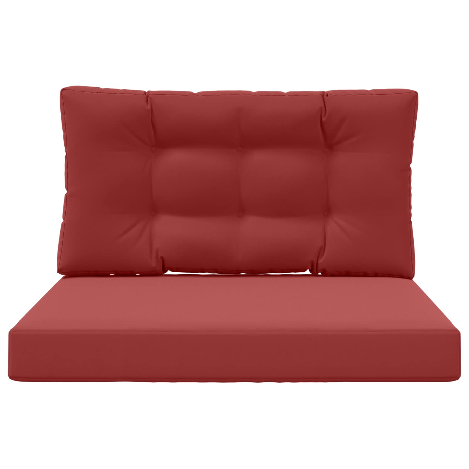 Lauko sofa pagalvėlė 2 pcs Vyno raudonumo Poliesteris