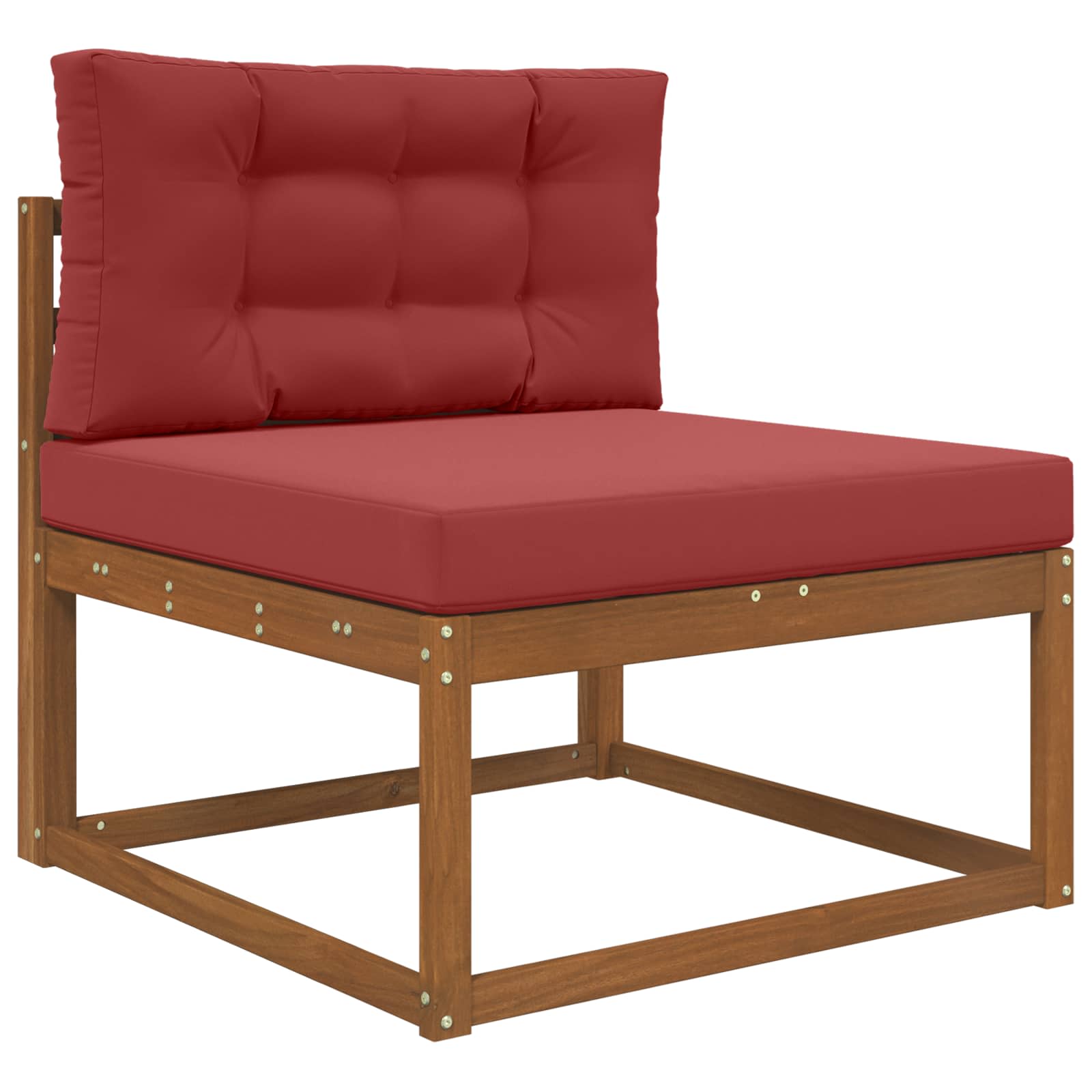 Lauko sofa pagalvėlė 2 pcs Vyno raudonumo Poliesteris